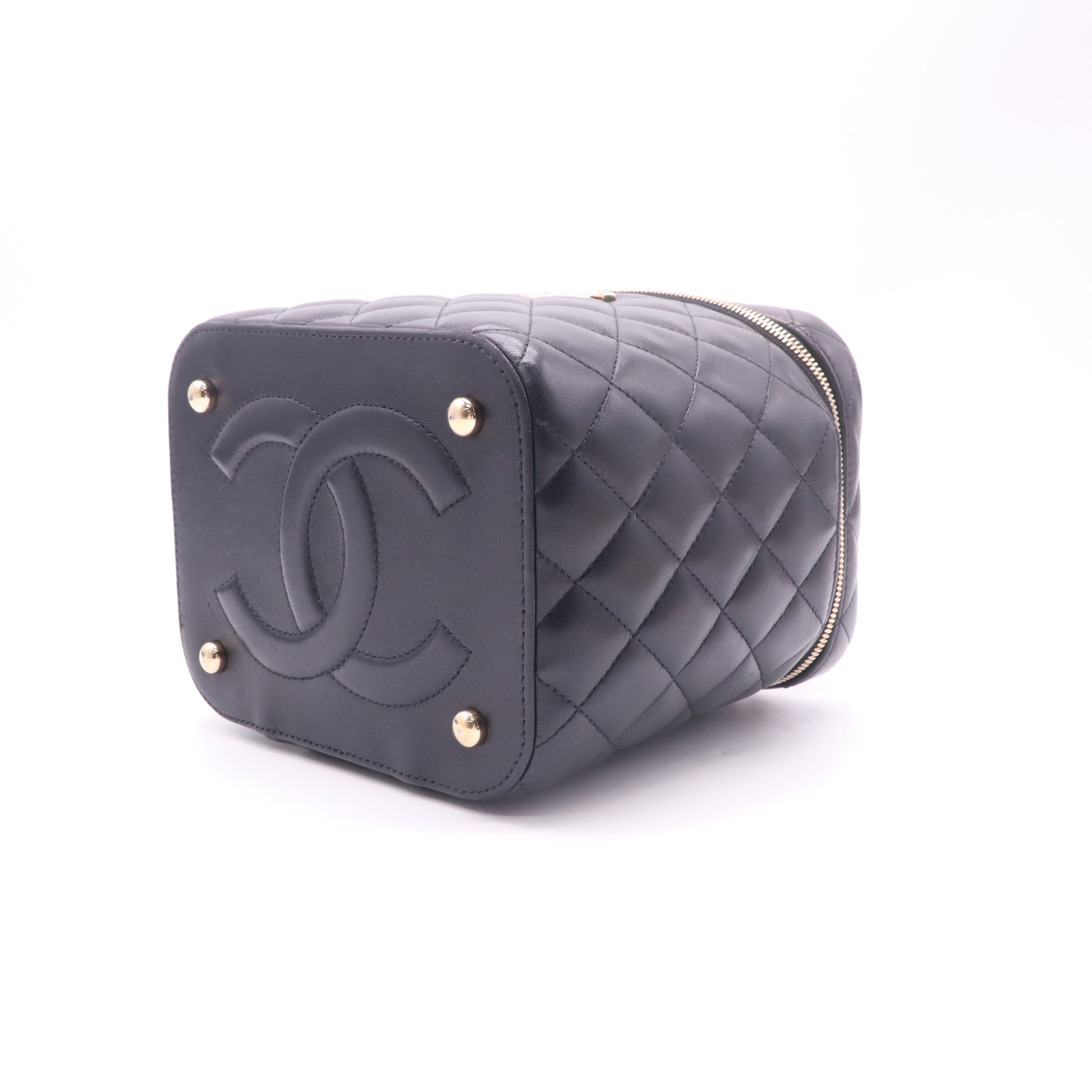 Chanel Trendy CC Top Handle Vanity Case Quilted Lambskin twins LDZ312