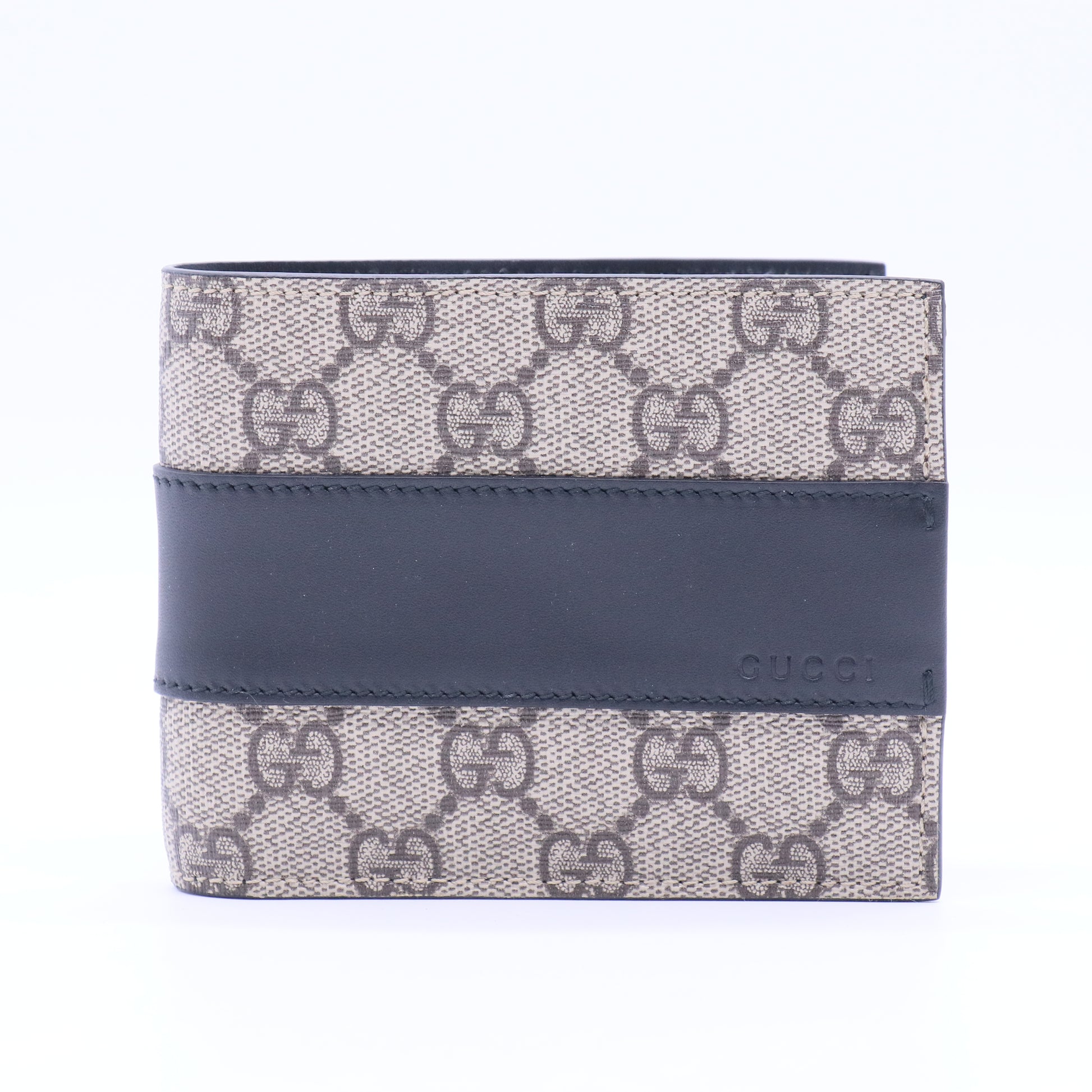 Guccissima Signature Dorian Bi-Fold Wallet Black