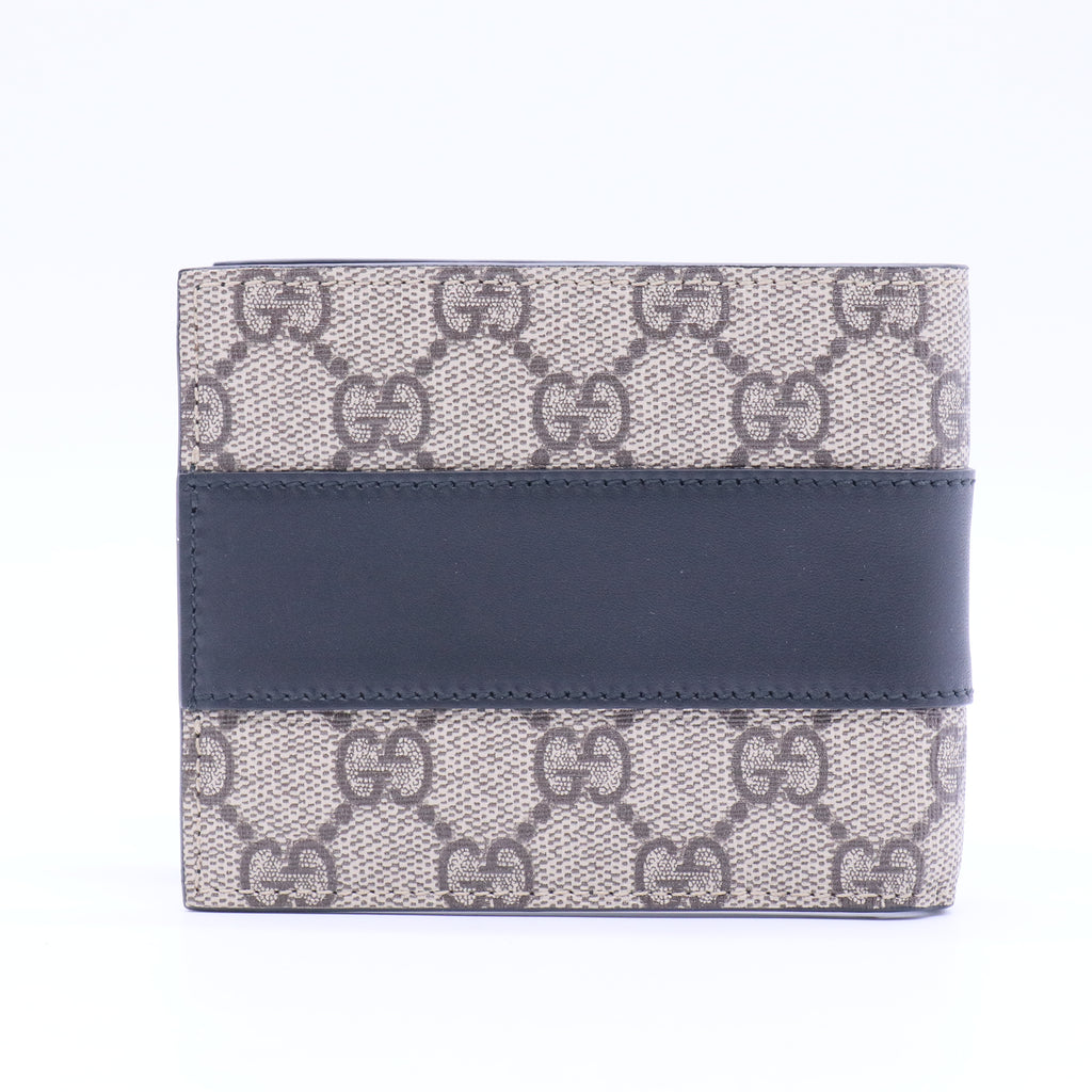 Guccissima Signature Dorian Bi-Fold Wallet Black