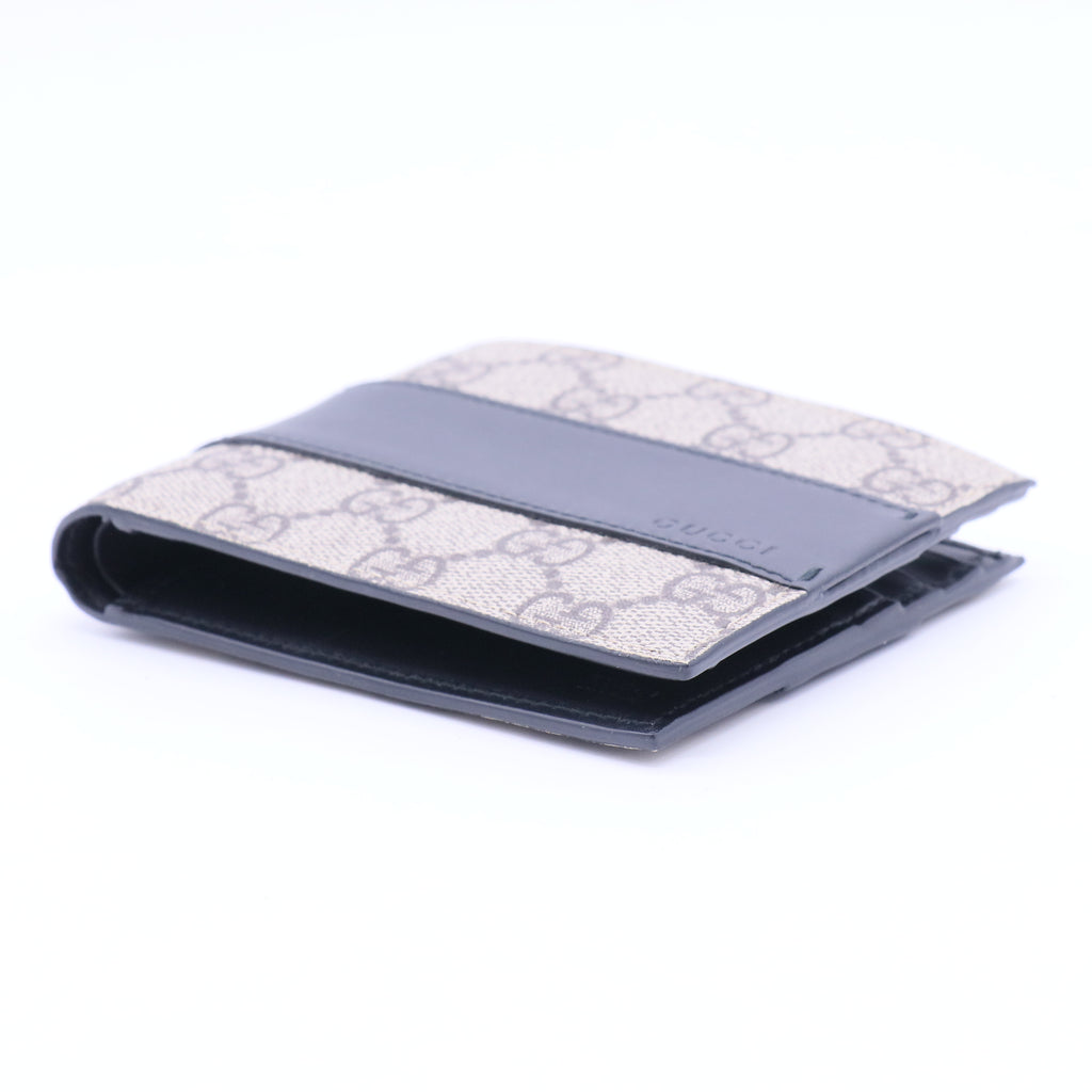 Guccissima Signature Dorian Bi-Fold Wallet Black