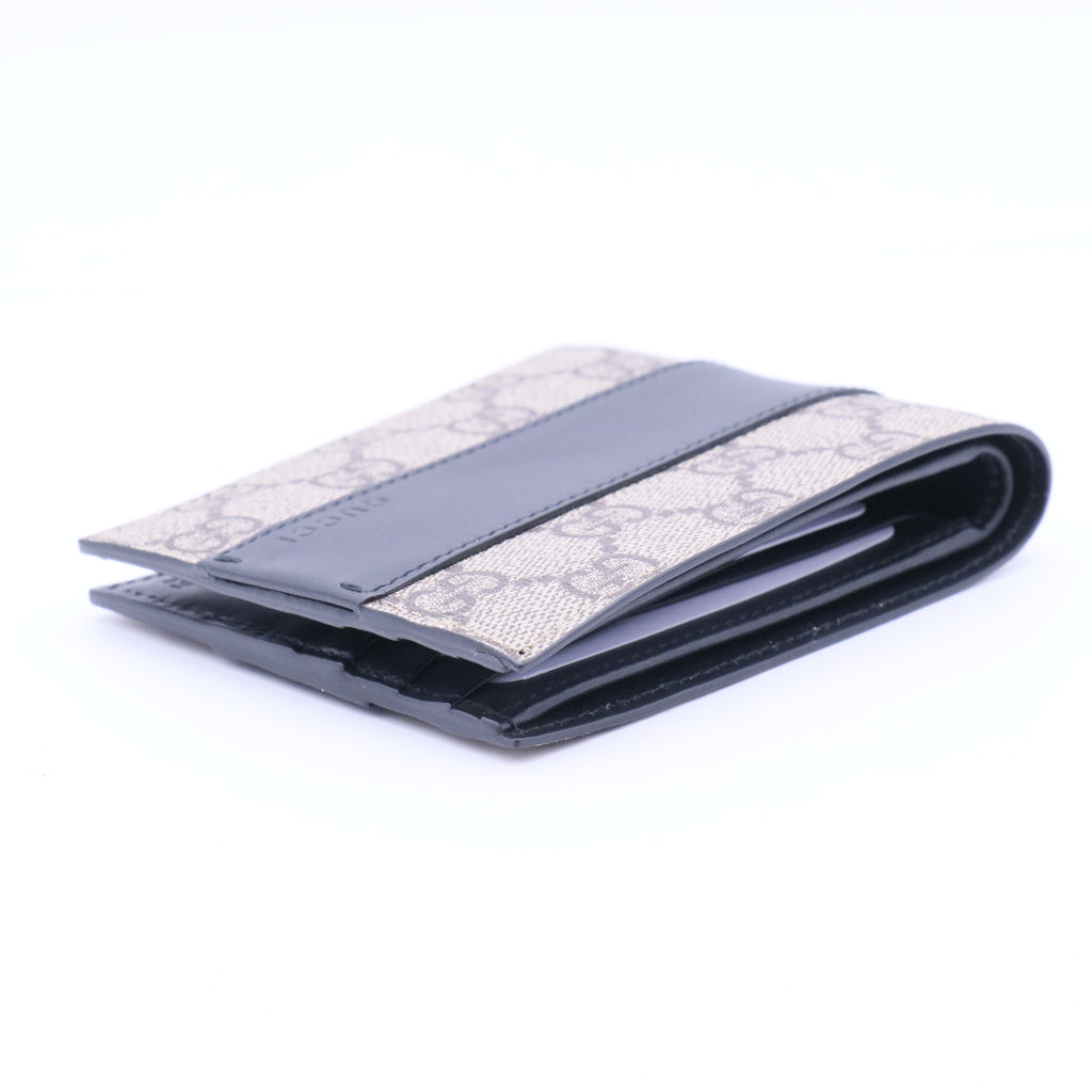 Guccissima Signature Dorian Bi-Fold Wallet Black