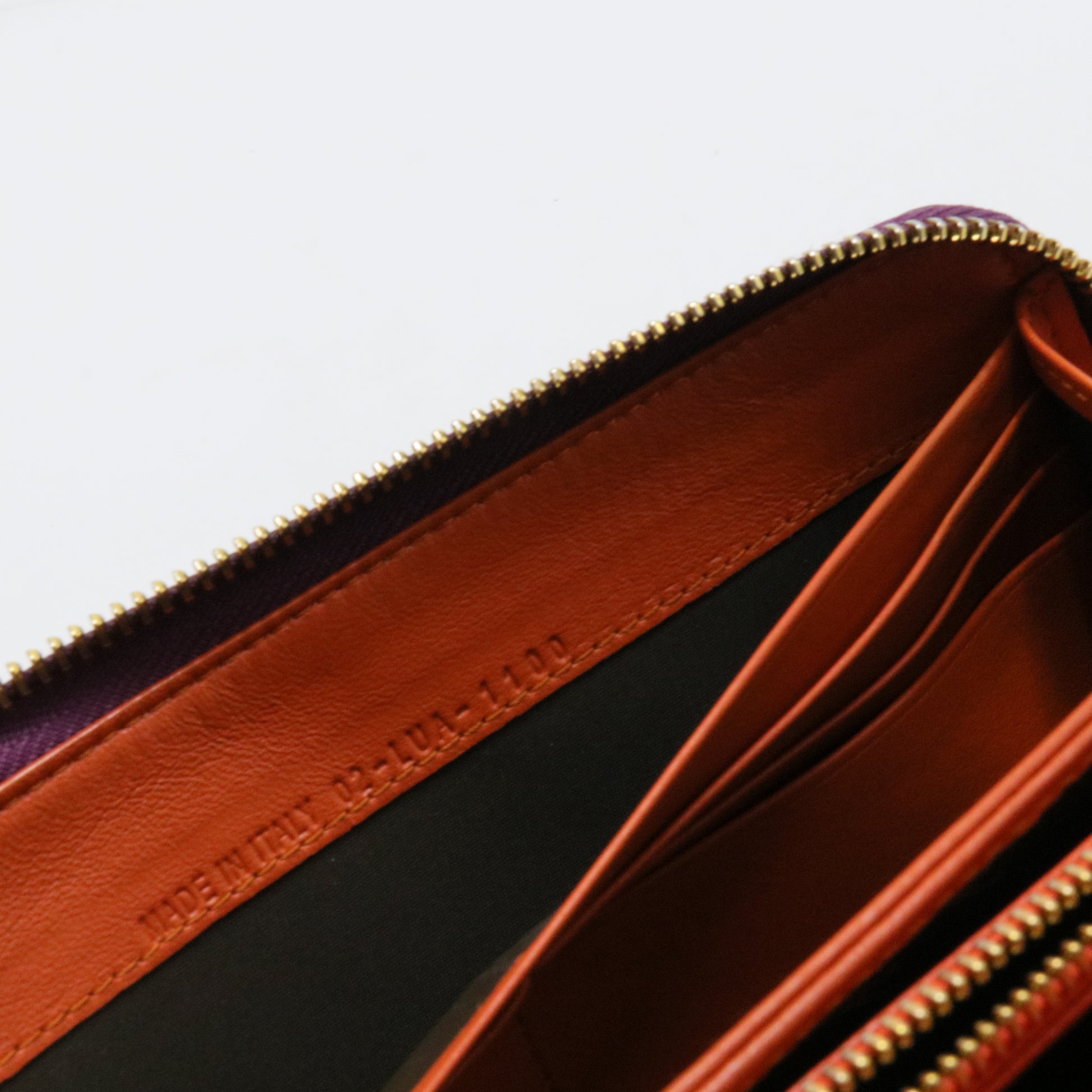 Diorissimo Pattern Patent Leather Continental Wallet