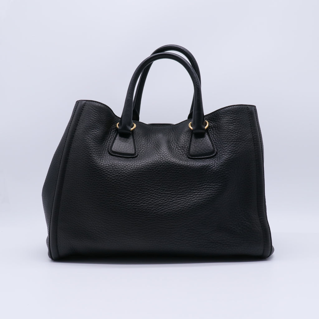 Prada Vitello Daino Leather Tote Bag B21571