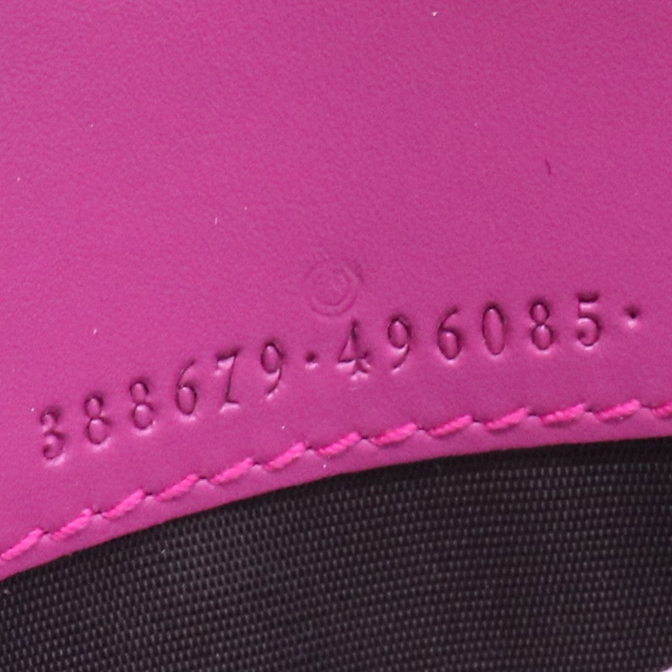 Guccissima Ribbon Long Wallet Magenta