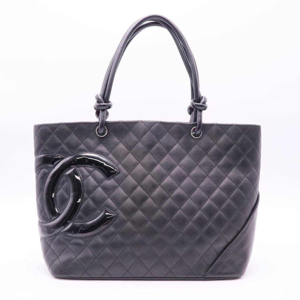 Cambon Tote Quilted Leather Large Twins
