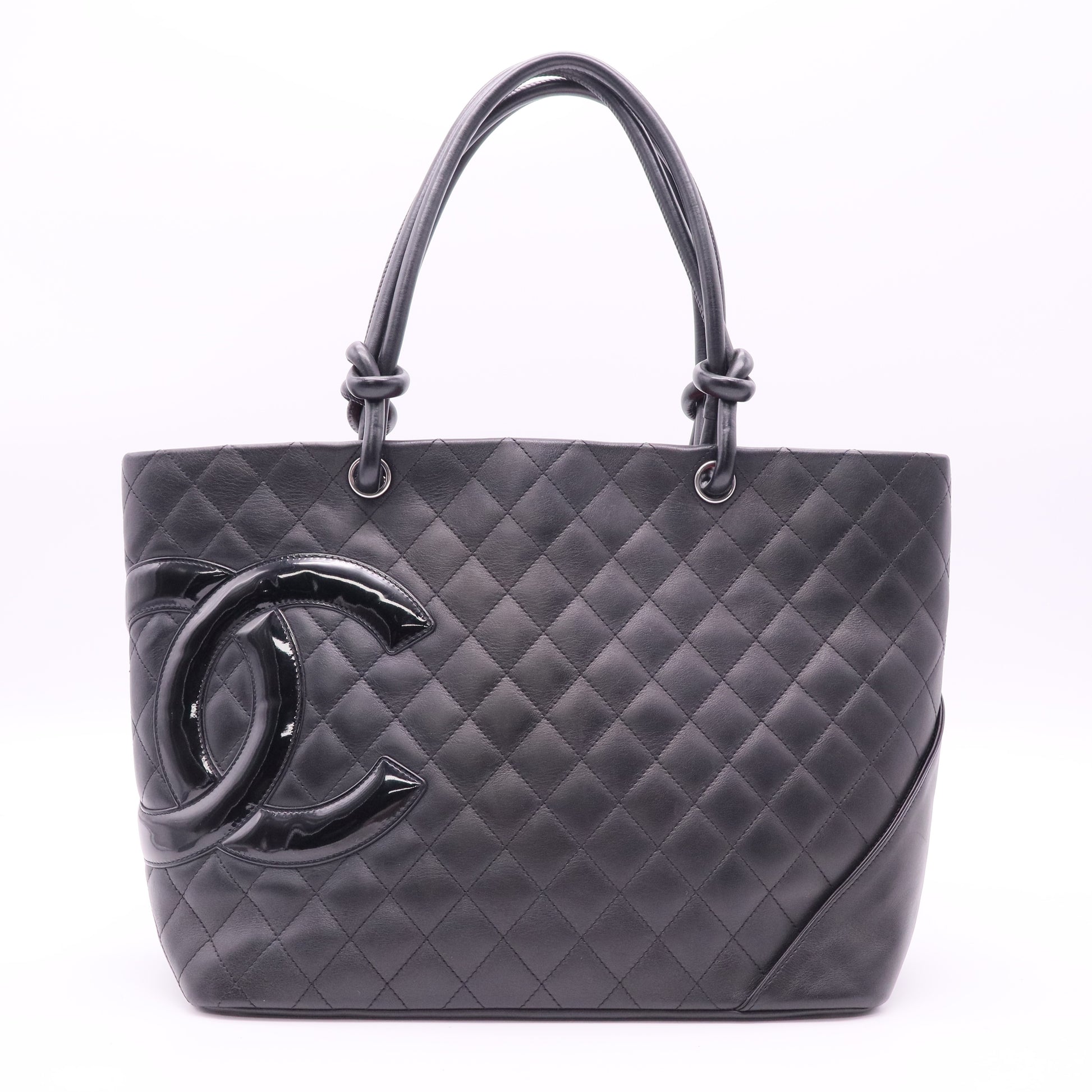 Cambon Tote Quilted Leather Large Twins