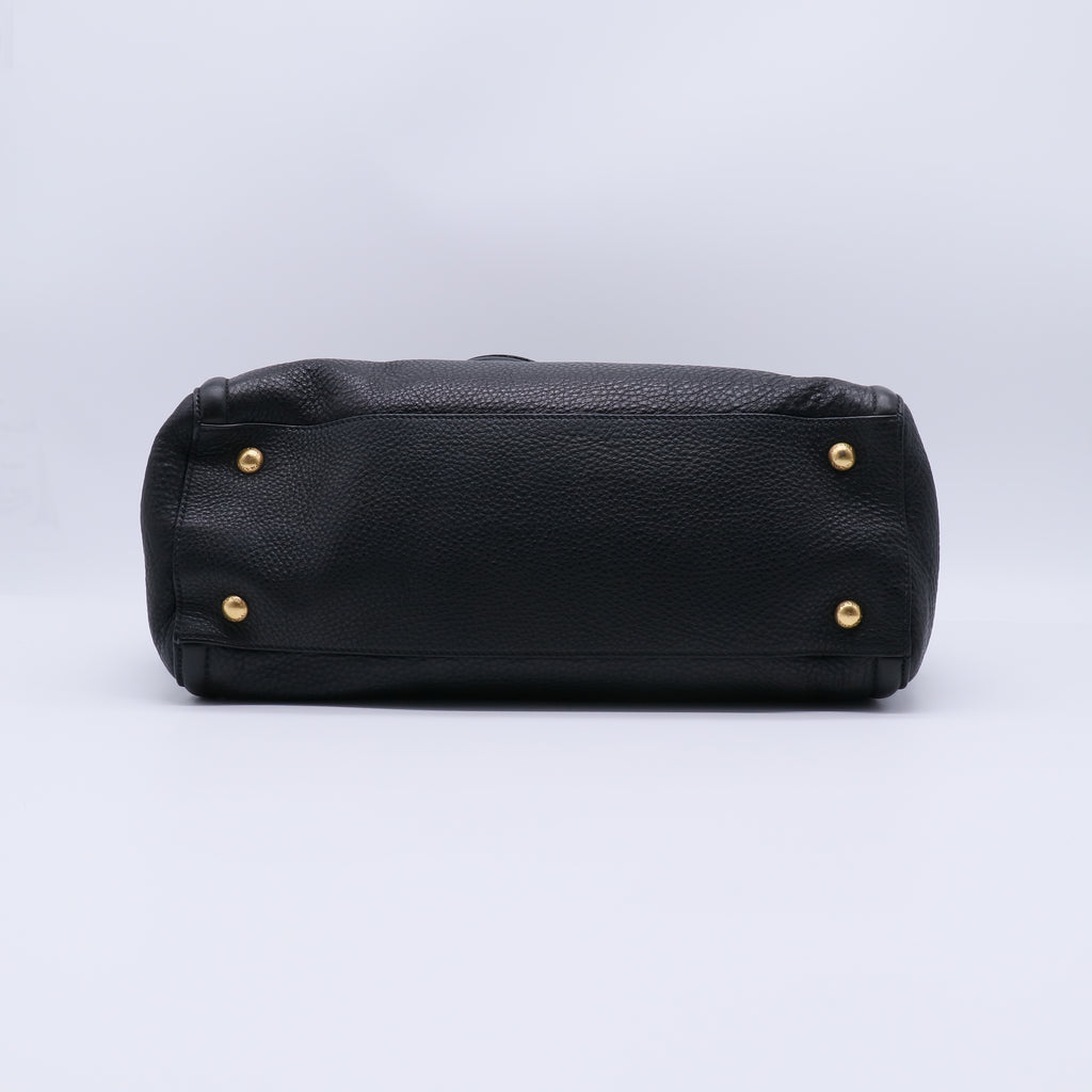 Prada Vitello Daino Leather Tote Bag B21571