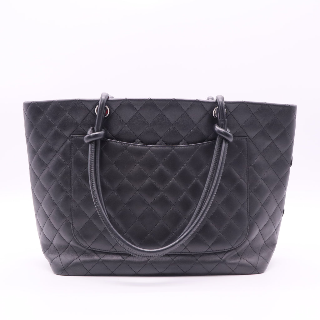 Cambon Tote Quilted Leather Large Twins