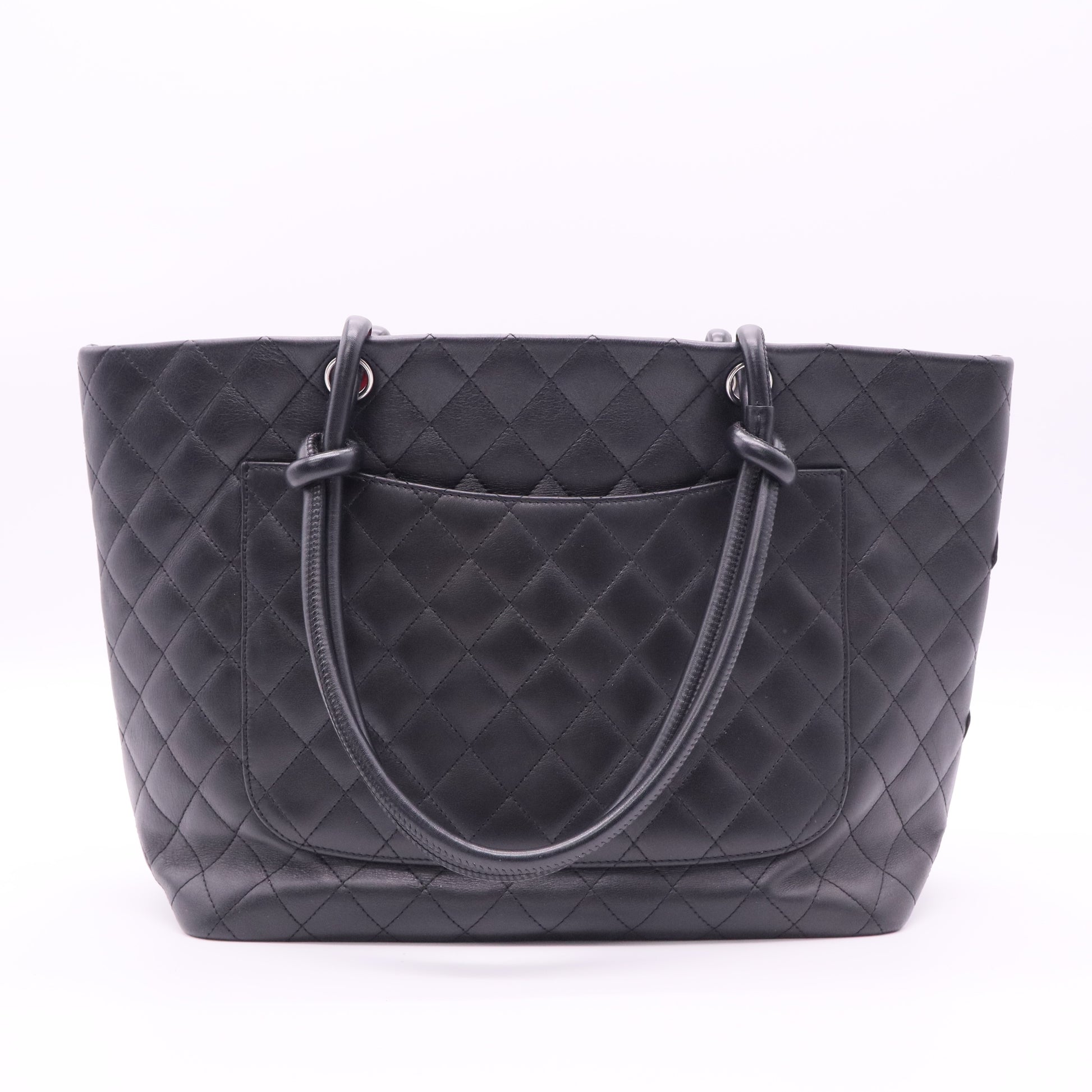 Cambon Tote Quilted Leather Large Twins