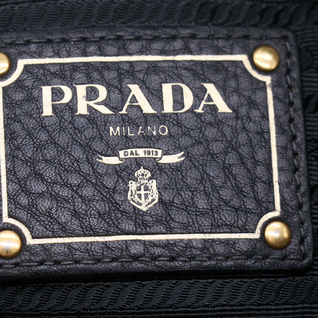 Prada Vitello Daino Leather Tote Bag B21571