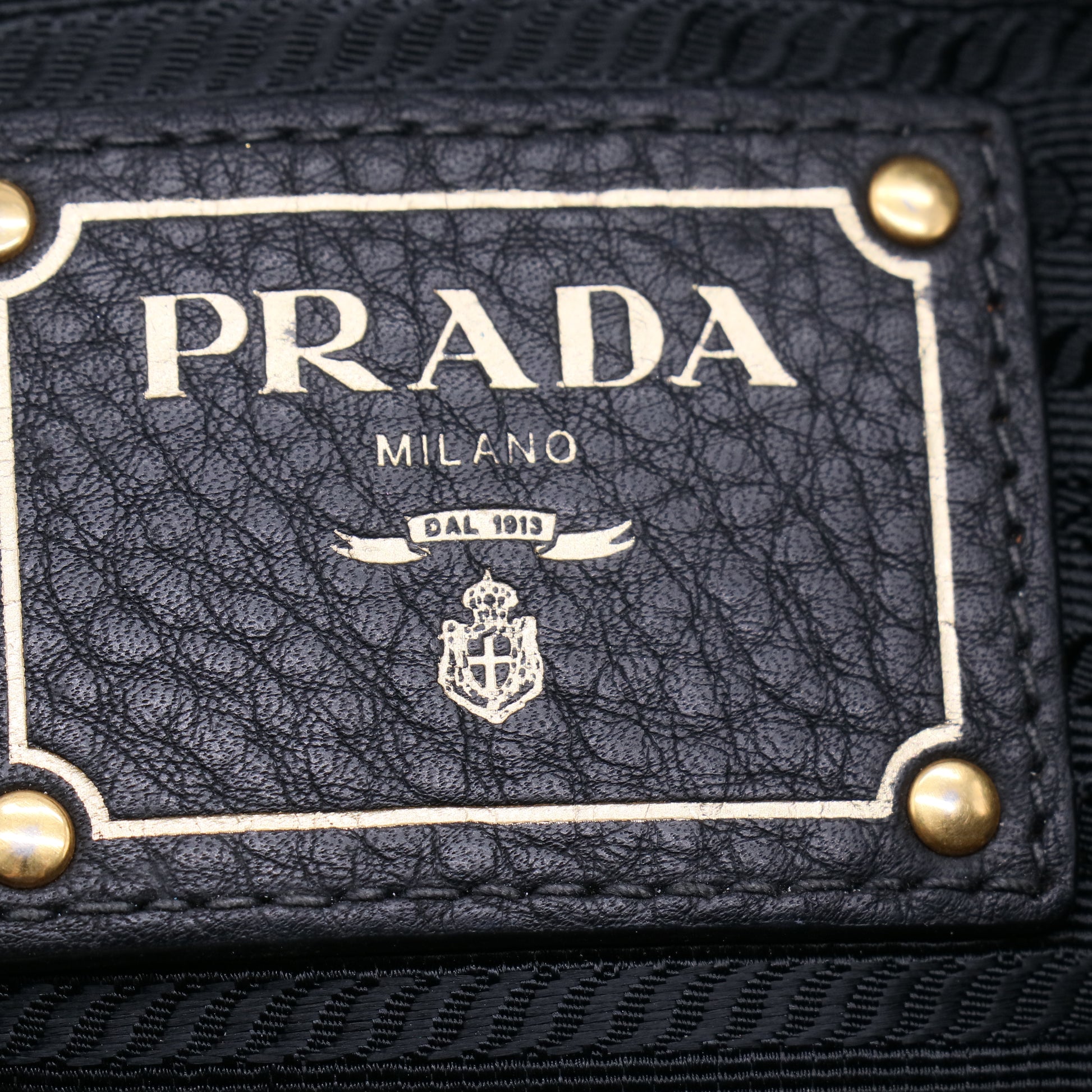 Prada Vitello Daino Leather Tote Bag B21571