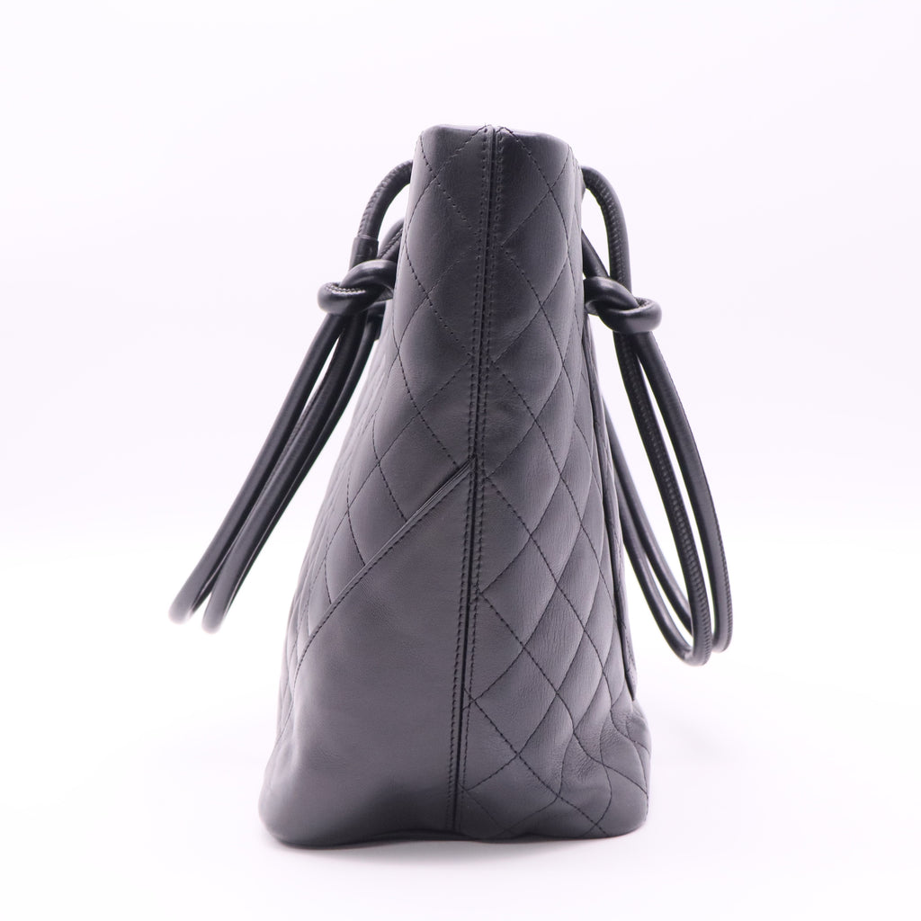 Cambon Tote Quilted Leather Large Twins