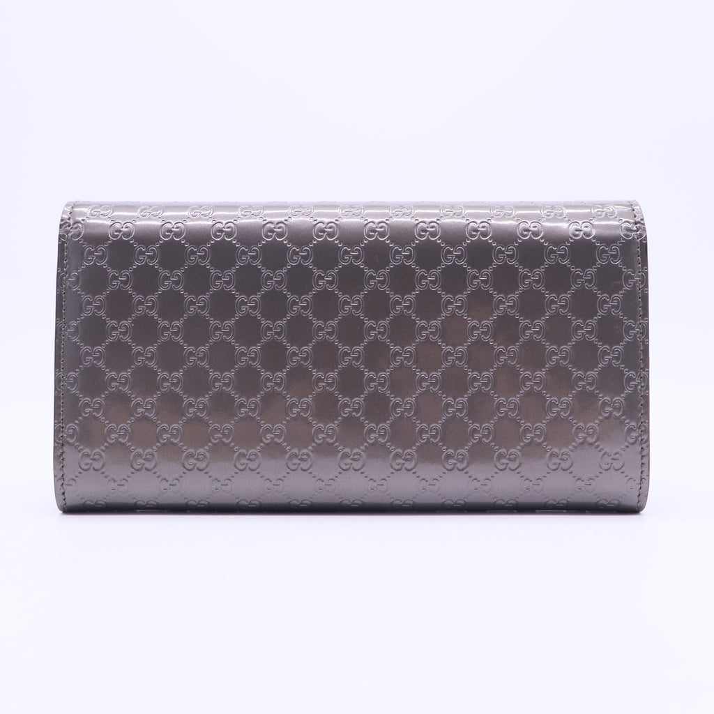 Microguccissima Pattern Leather Continental Wallet W20288