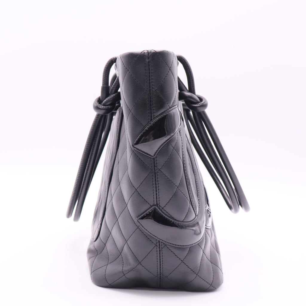 Cambon Tote Quilted Leather Large Twins