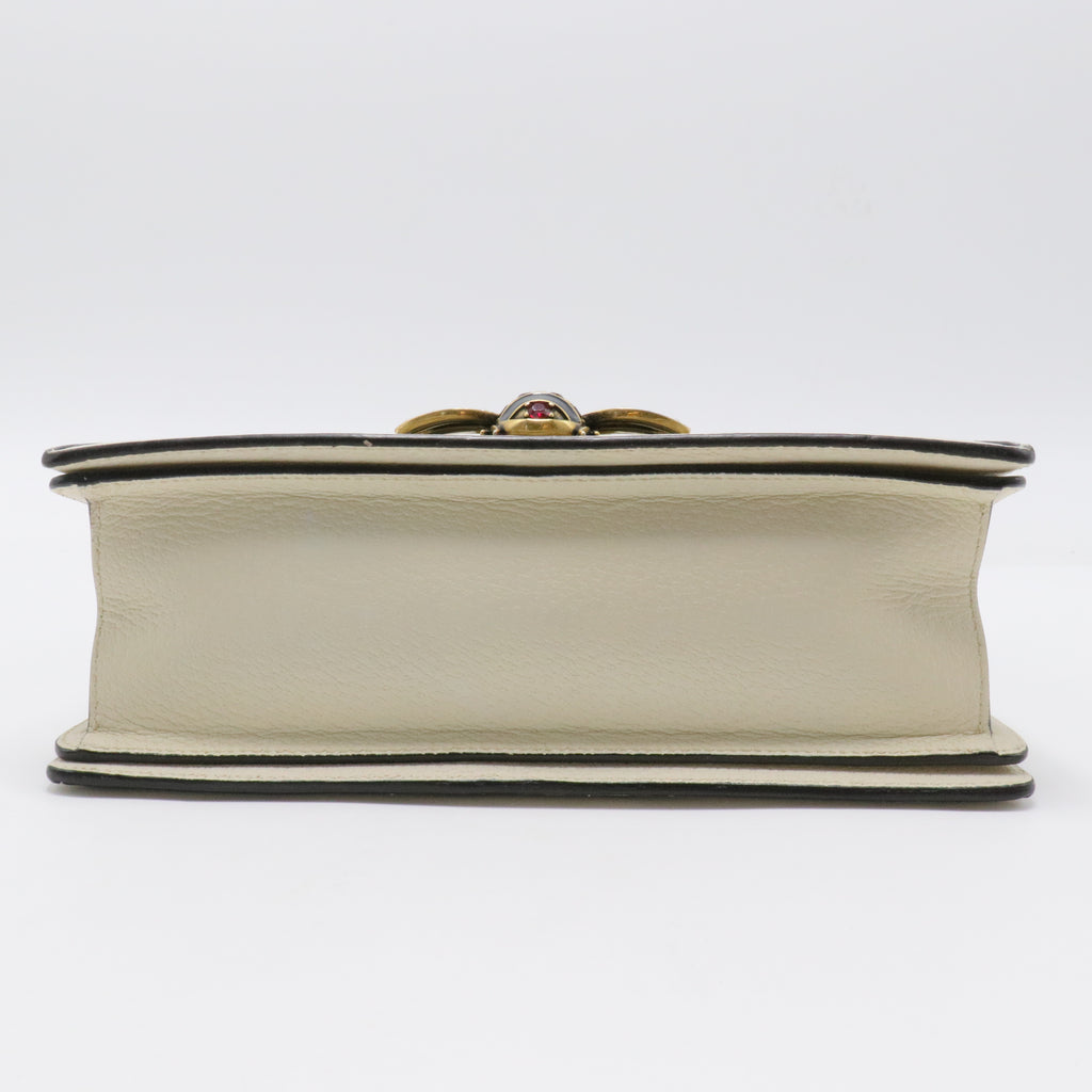 Queen Margaret Top Handle Bag GG Coated Canvas Small