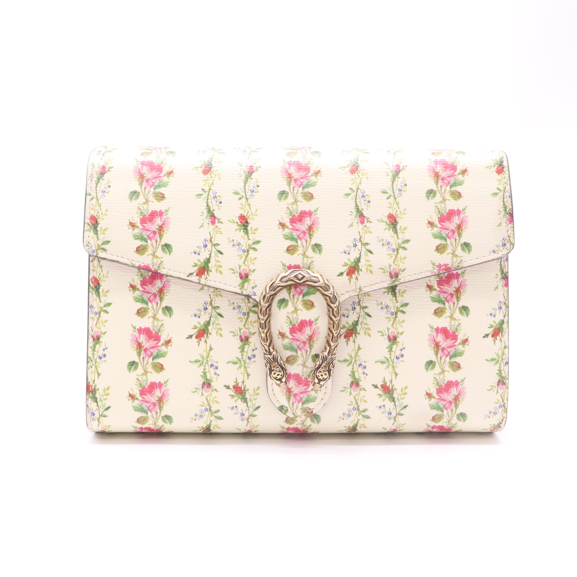 Gucci Calfskin Floral Print Mini Dionysus Twins LDJ4922