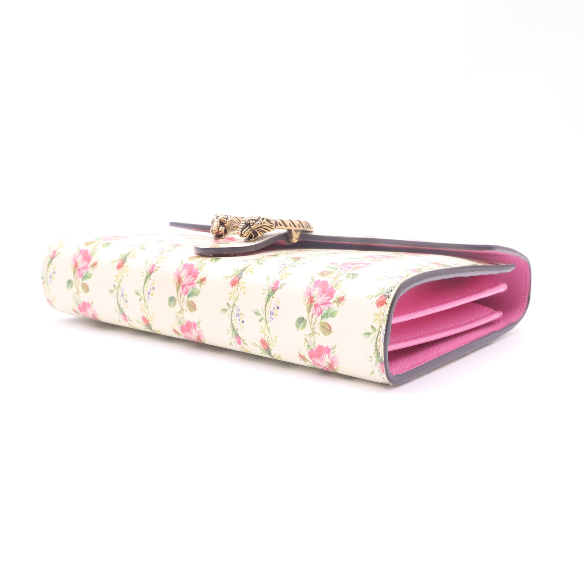 Gucci Calfskin Floral Print Mini Dionysus Twins LDJ4922