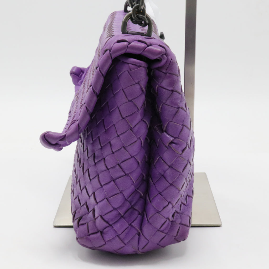 Olimpia Crossbody Bag Intrecciato Nappa Baby