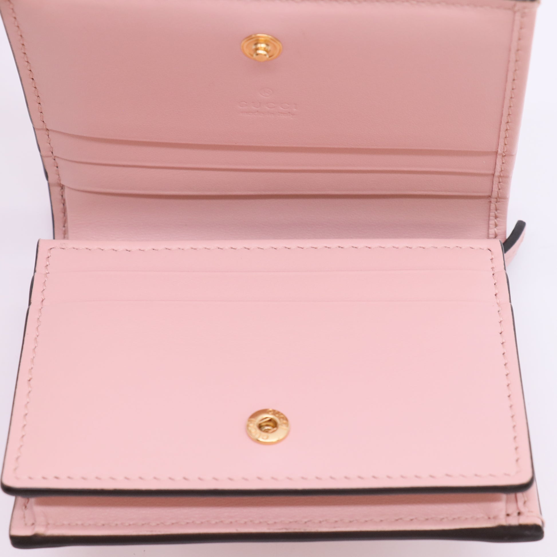 GUCCI GG Matelassé Card Case Wallet twins LDJ5486
