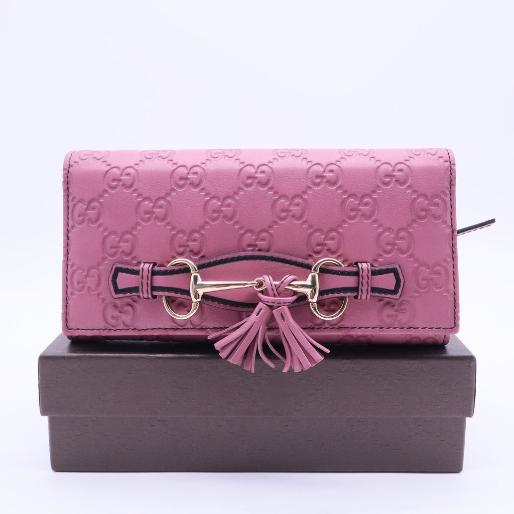 Emily Wallet on Chain Guccissima Leathert W20282