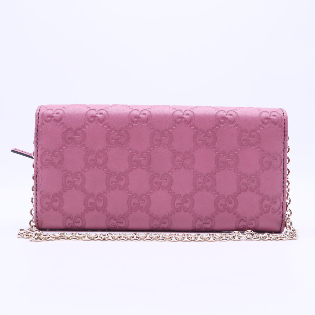 Emily Wallet on Chain Guccissima Leathert W20282