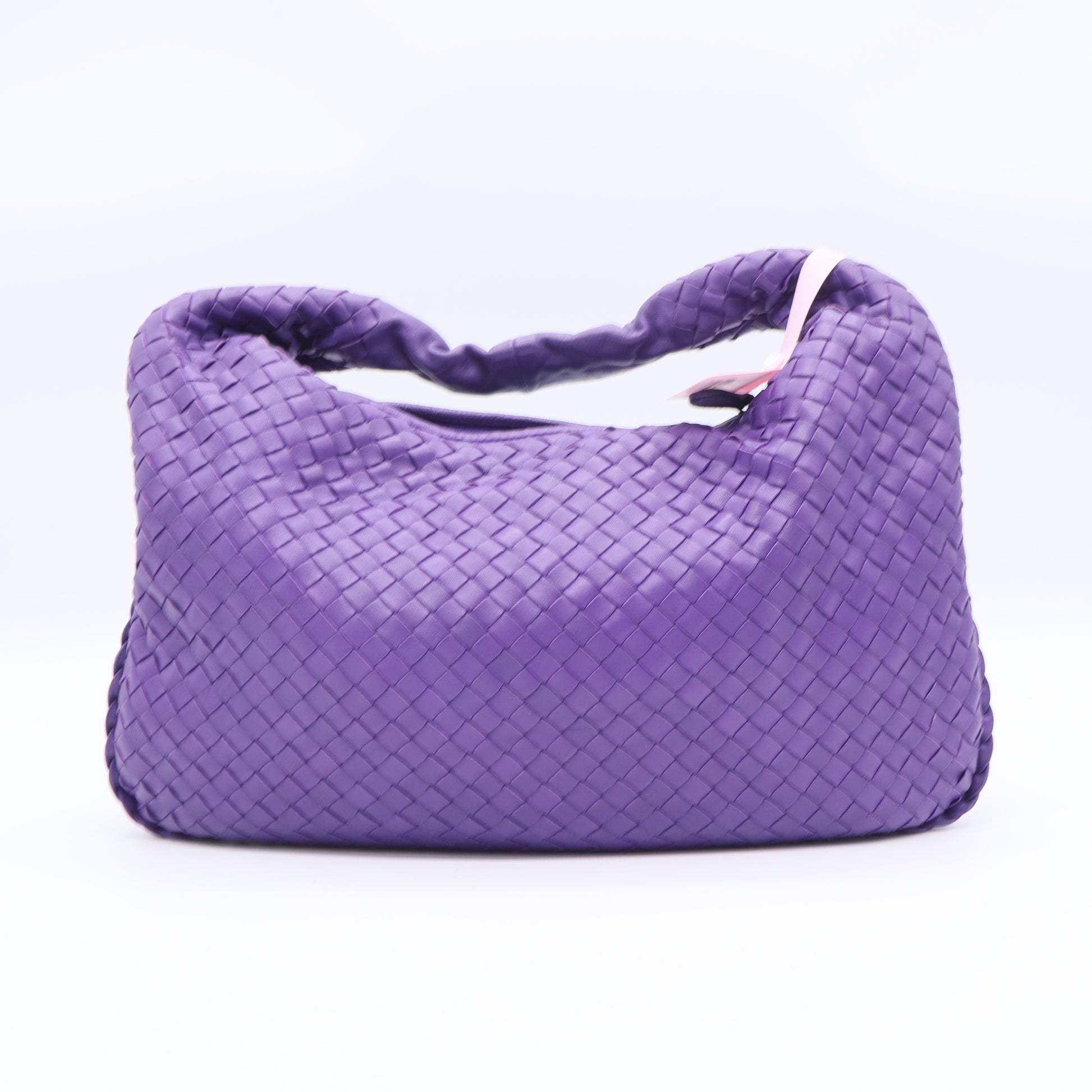 Bottega Veneta Nappa Intrecciato Teen Jodie Hobo Eggplant twins LDJ3492