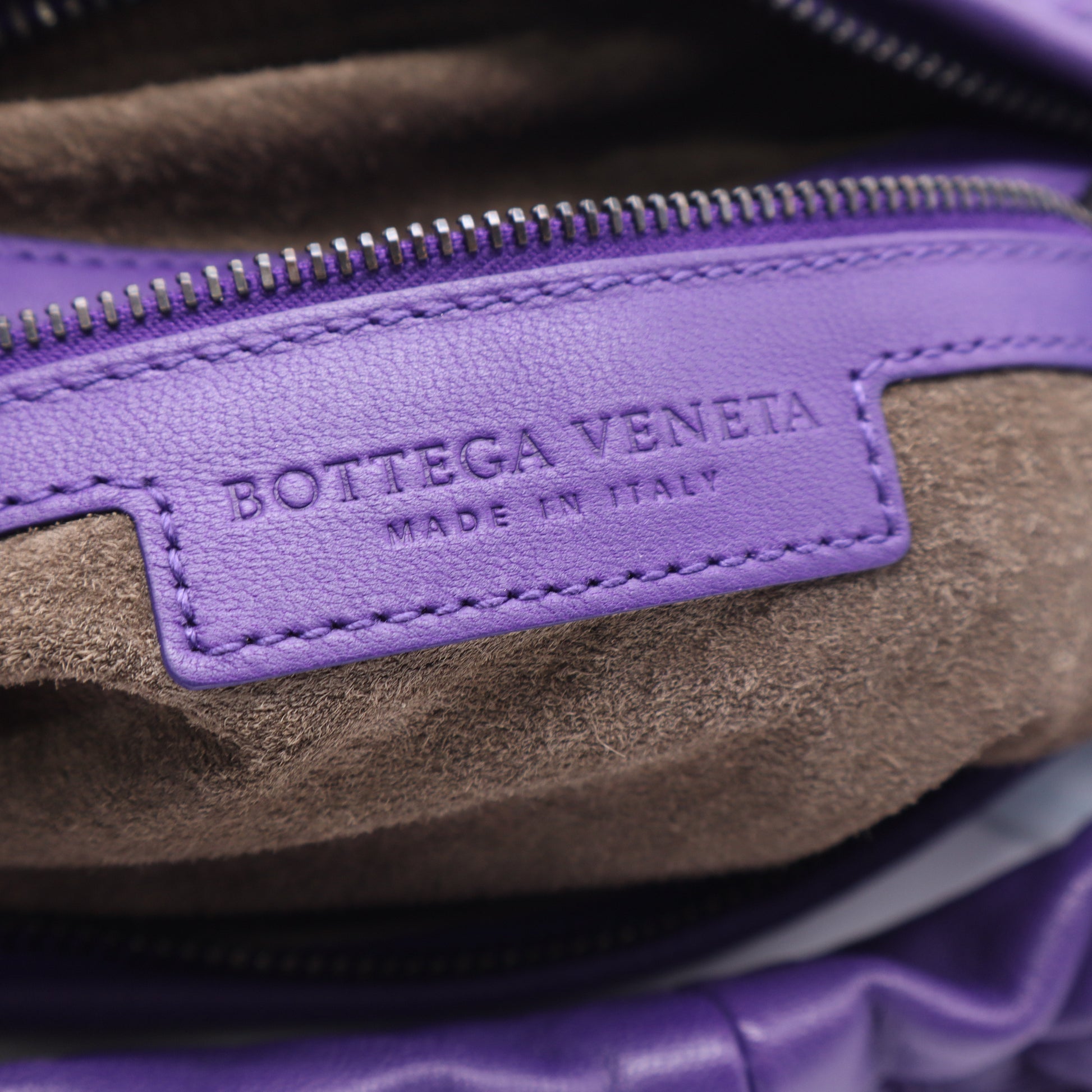 Bottega Veneta Nappa Intrecciato Teen Jodie Hobo Eggplant twins LDJ3492