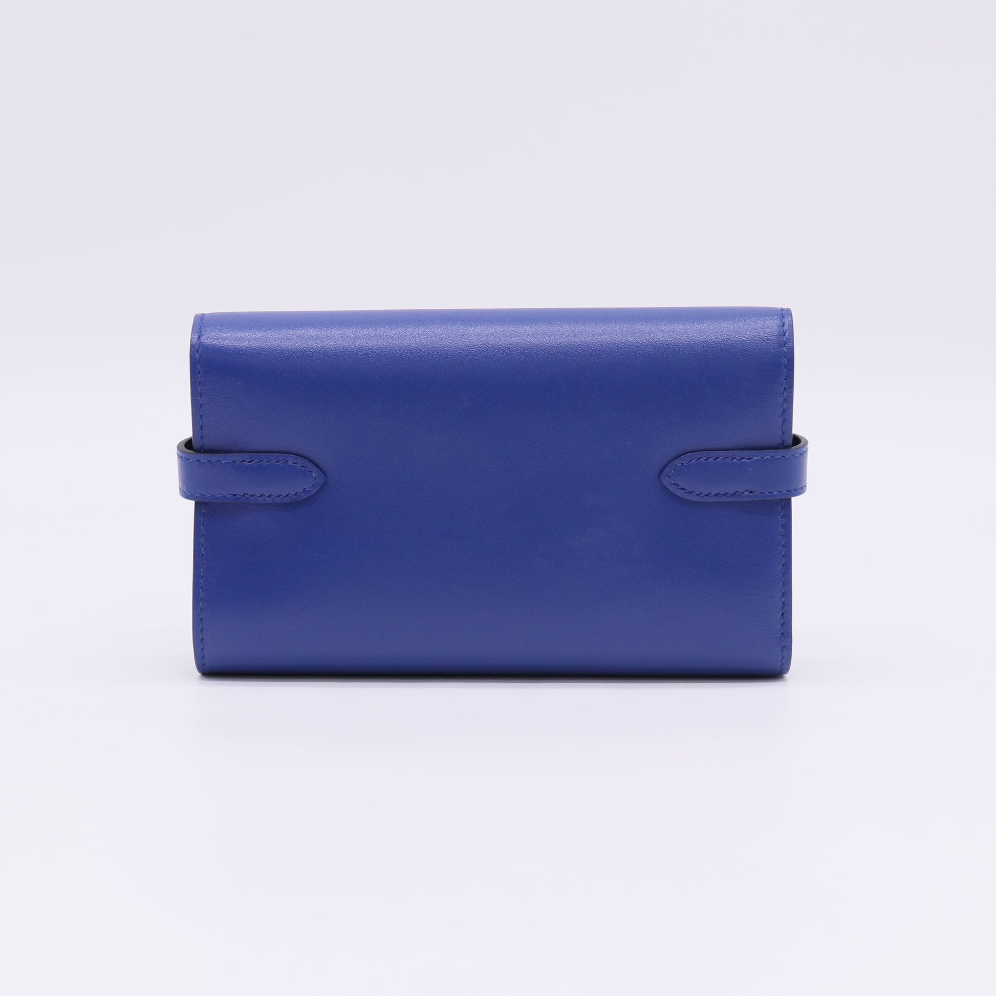 Hermès Navy Blue Leather Wallet W22521