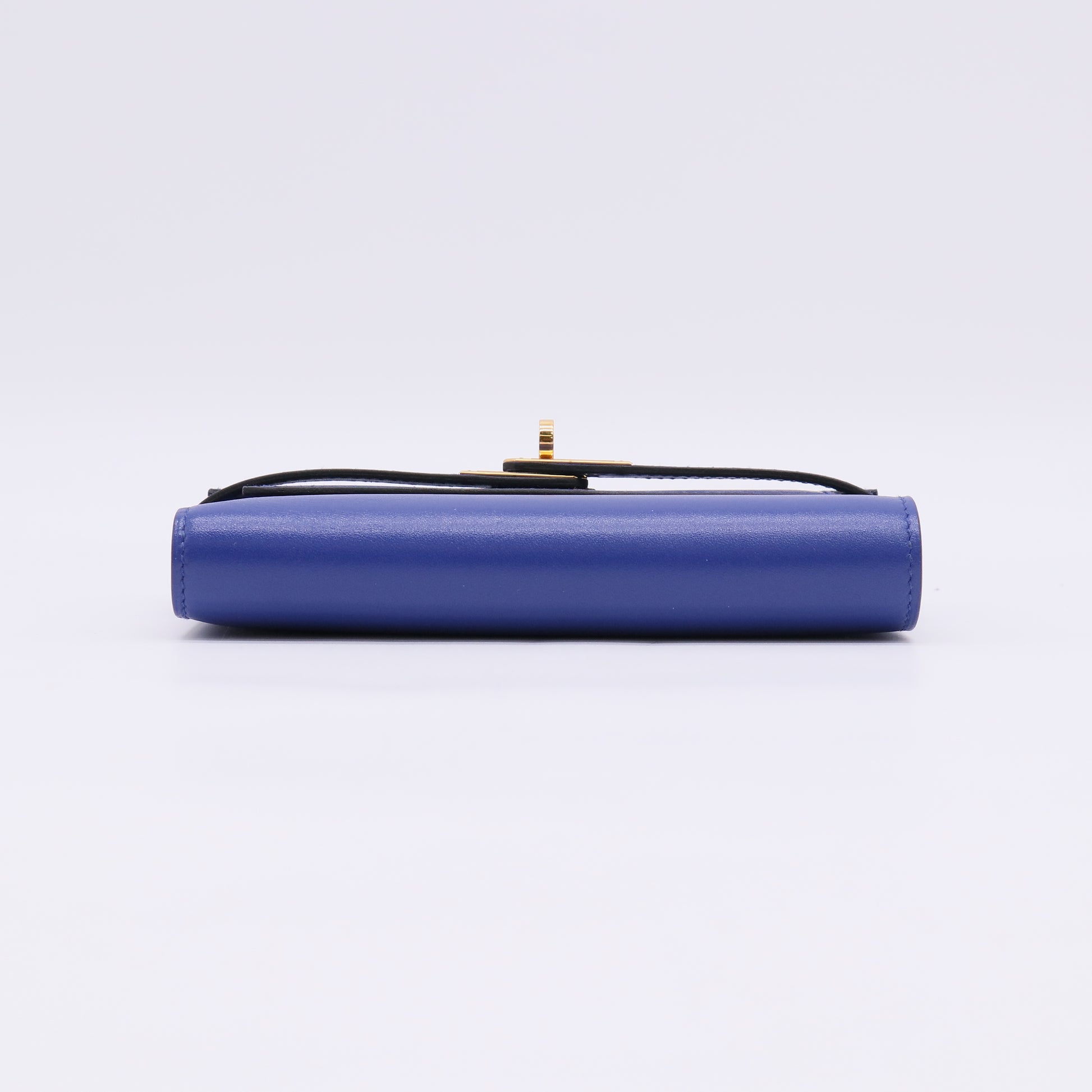 Hermès Navy Blue Leather Wallet W22521