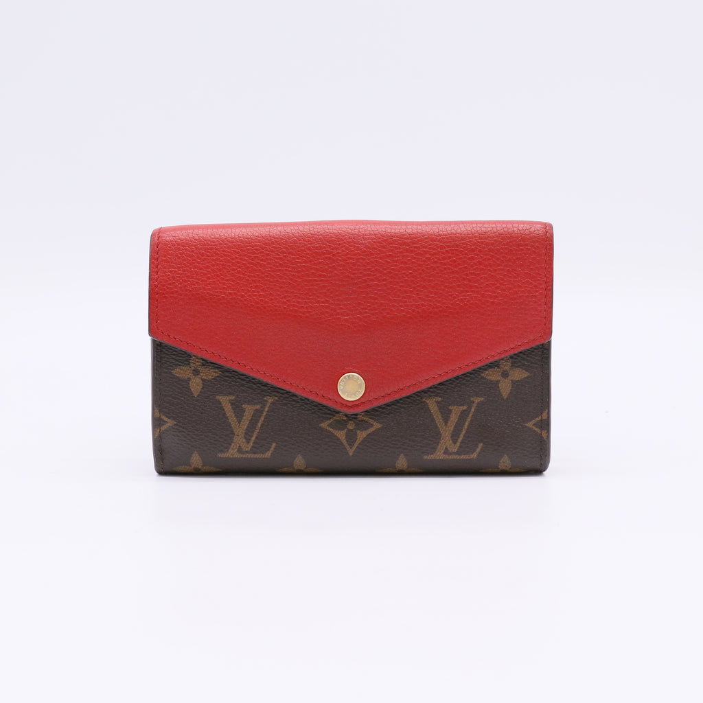 Cerise Monogram Canvas Pallas Compact Wallet W22396
