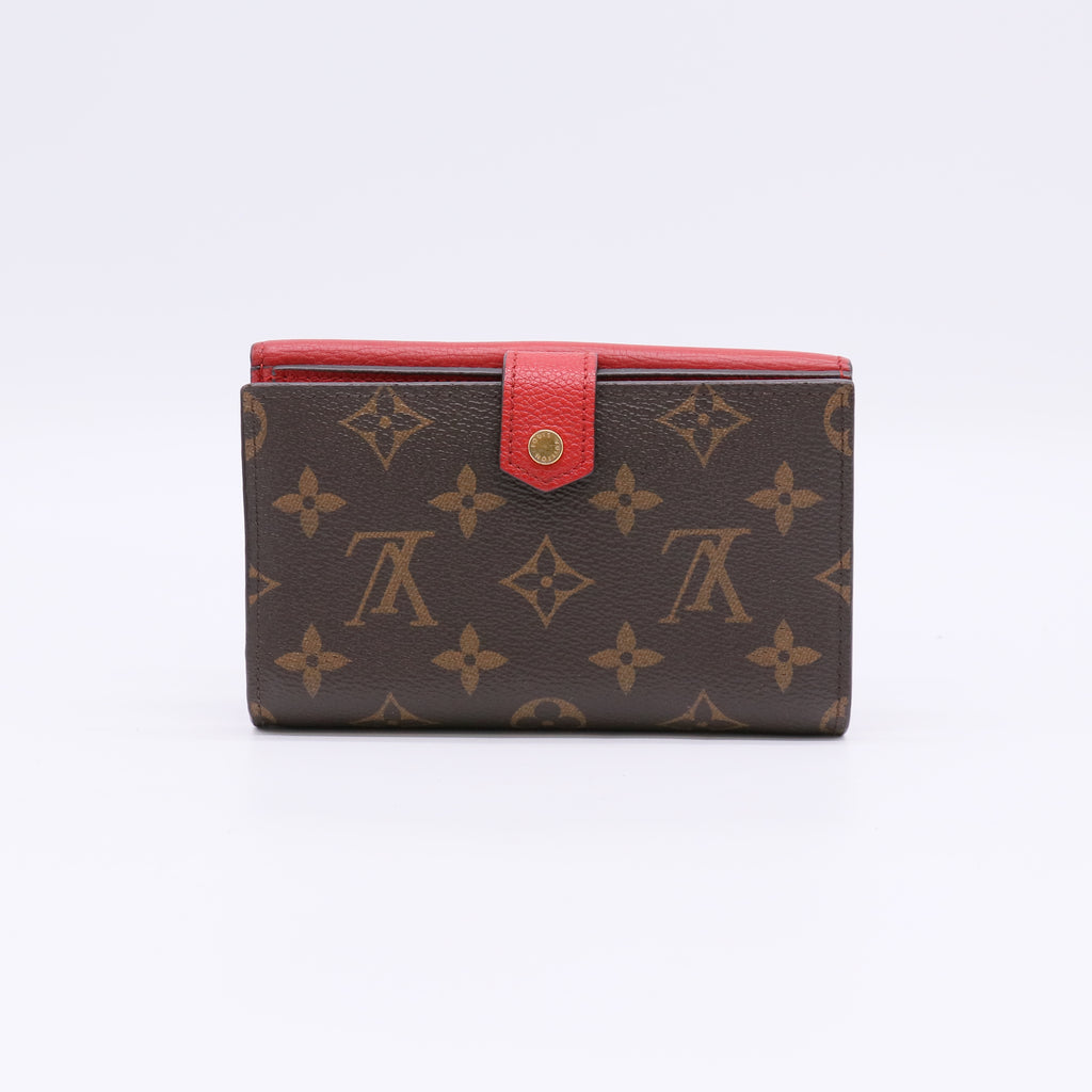Cerise Monogram Canvas Pallas Compact Wallet W22396