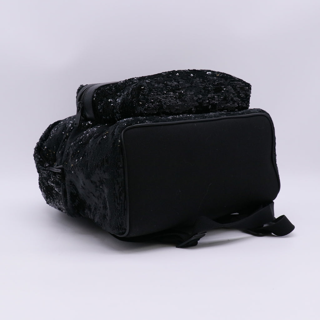 Saint Laurent Sequin-Embellished Backpack twins LDJ5488