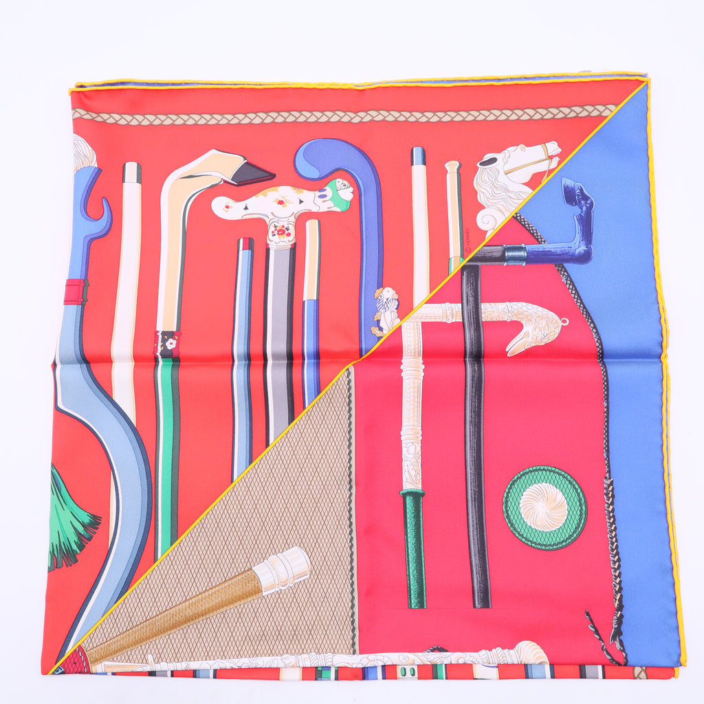 Cannes and Canes Series Silk Scarf W20271