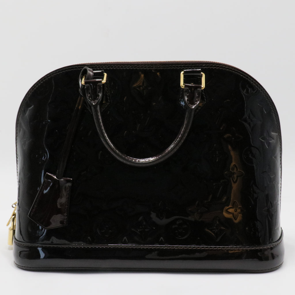 Alma Handbag Monogram Vernis