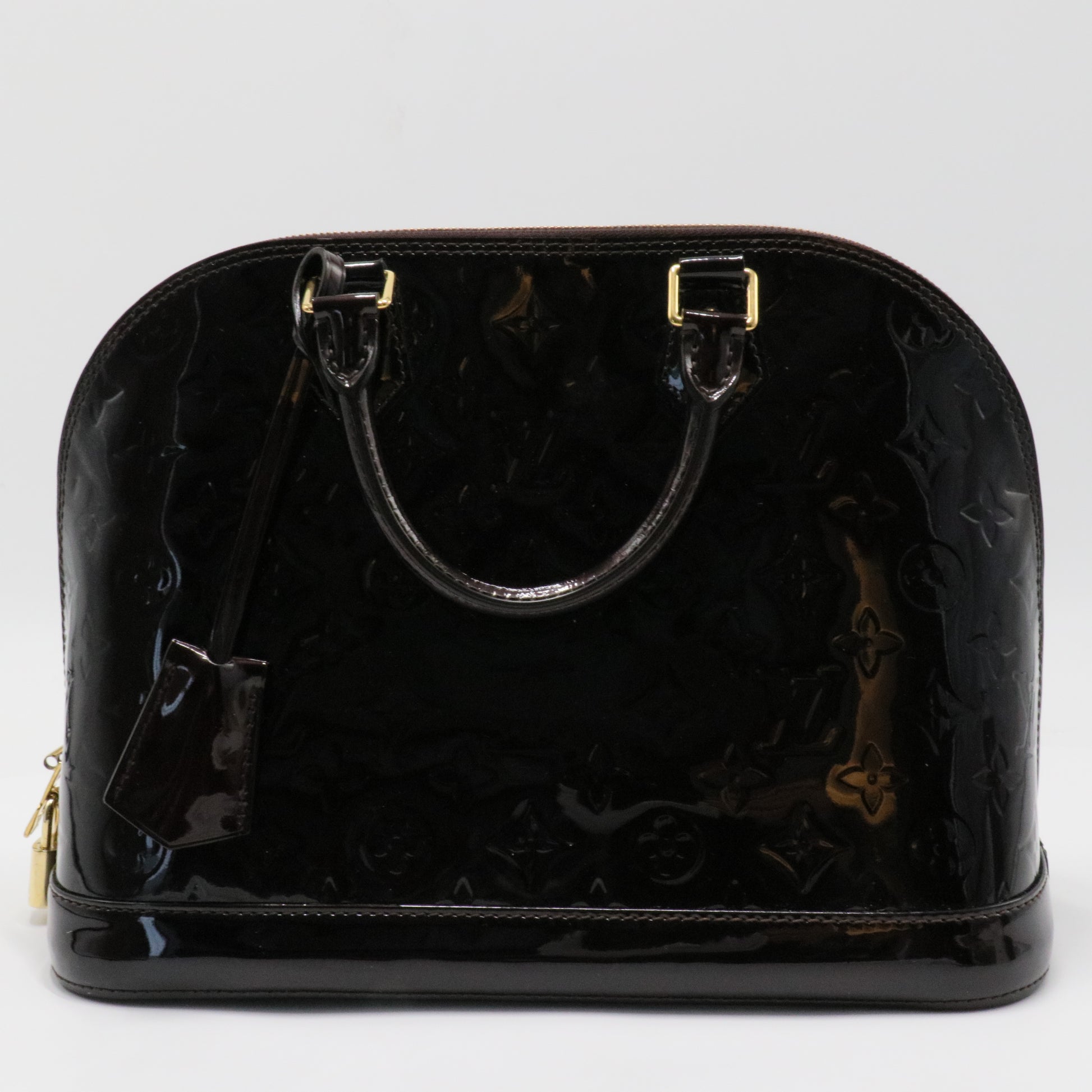 Alma Handbag Monogram Vernis