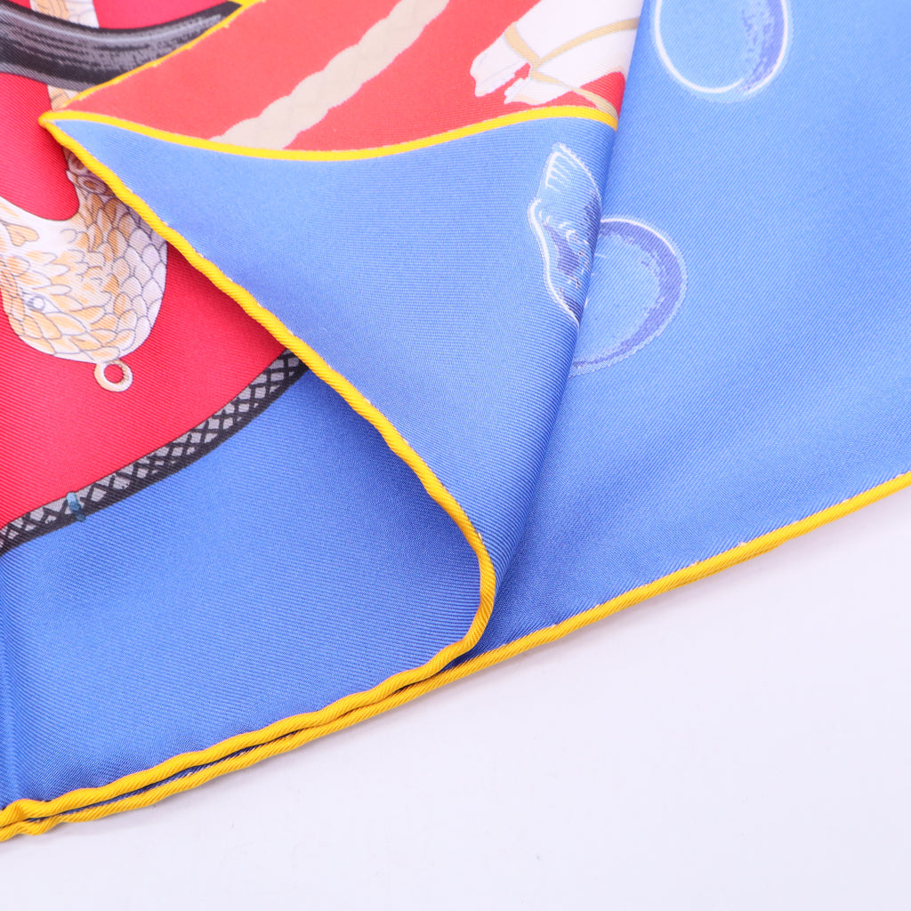 Cannes and Canes Series Silk Scarf W20271