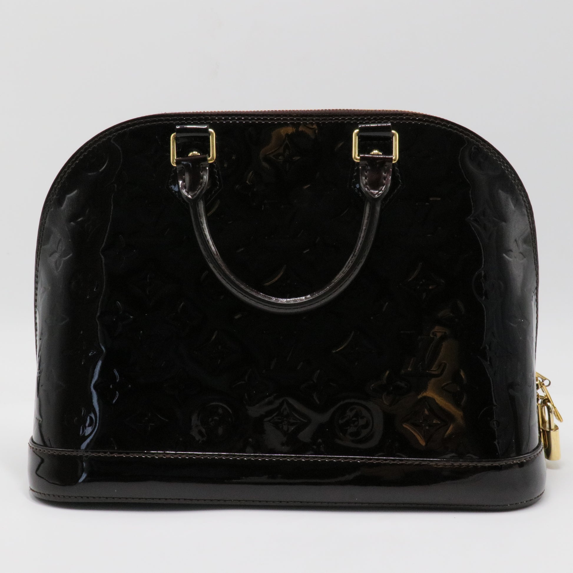 Alma Handbag Monogram Vernis