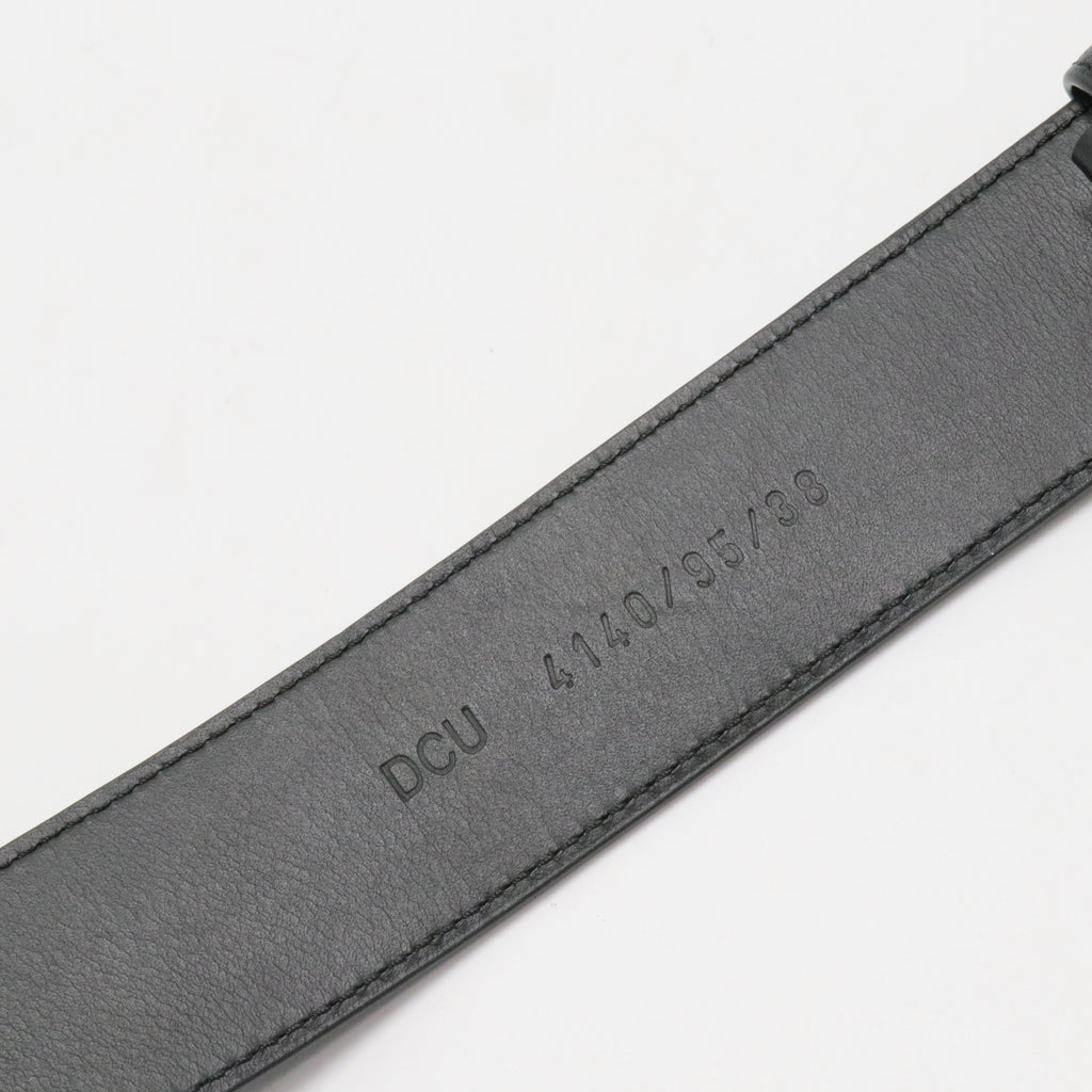 Medusa Buckle Belt Leather Wide 95