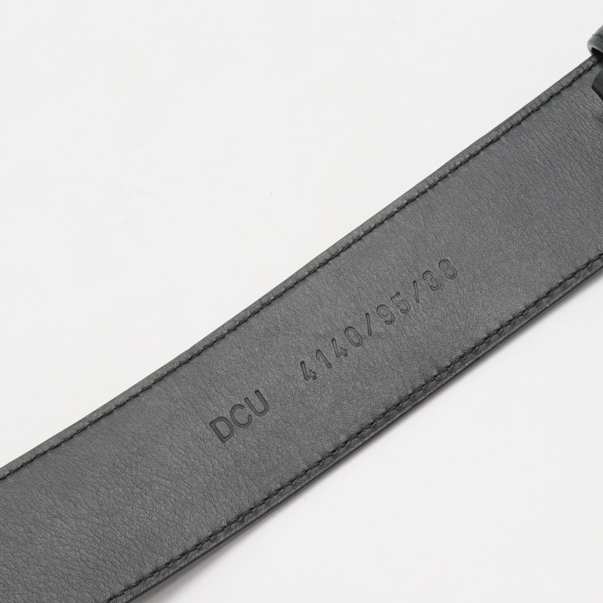 Medusa Buckle Belt Leather Wide 95