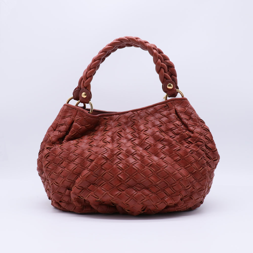 Bottega Veneta Nappa Intrecciato Medium Milano Tote Bag B20528