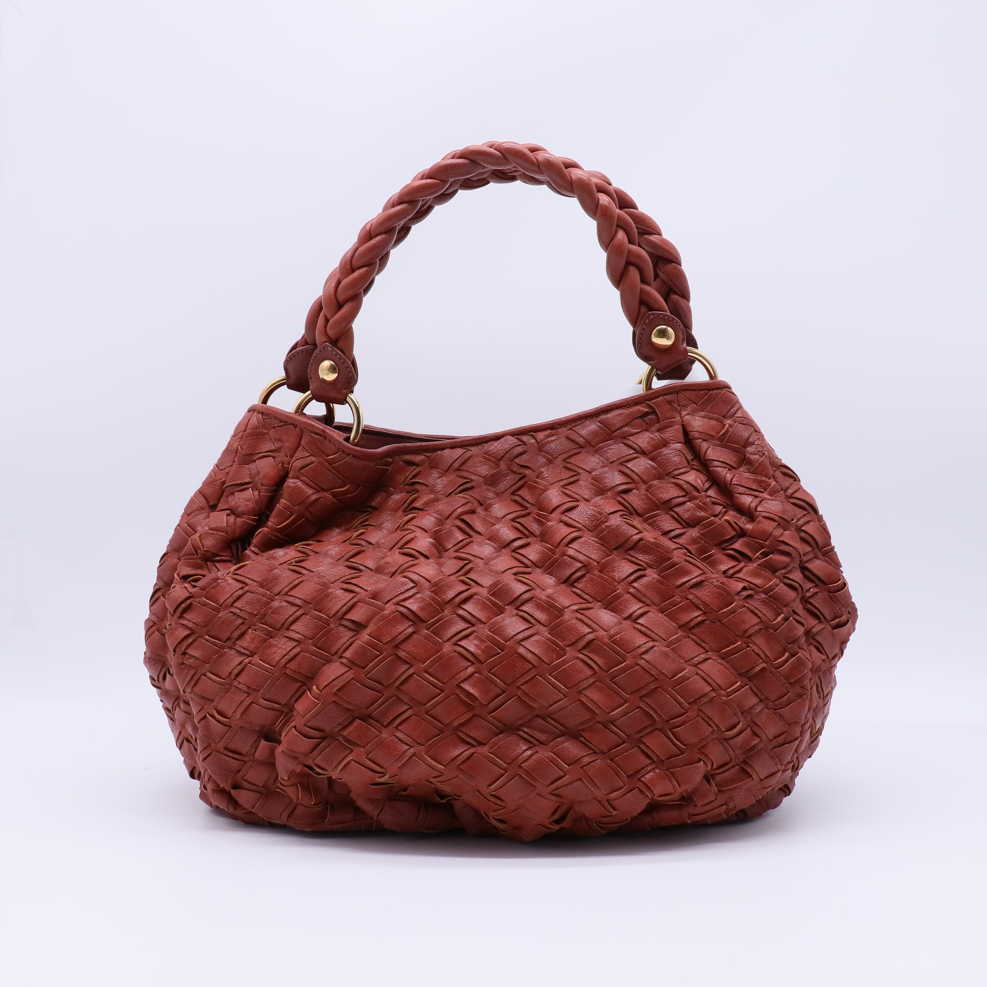 Bottega Veneta Nappa Intrecciato Medium Milano Tote Bag B20528