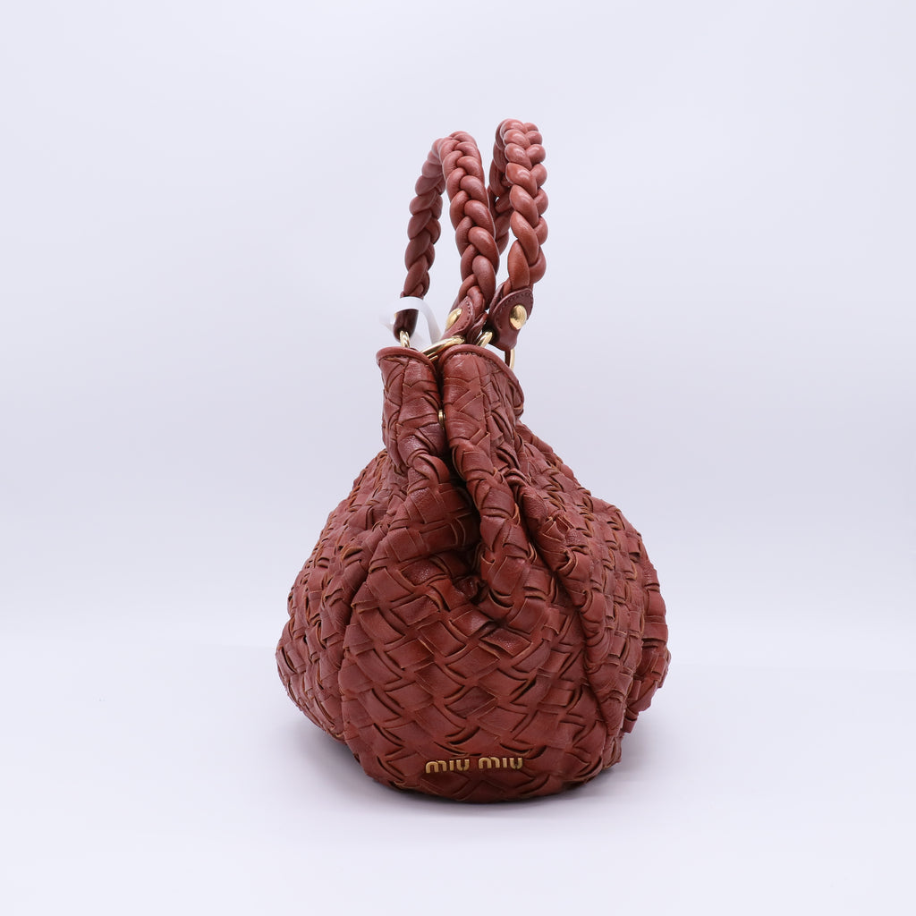 Bottega Veneta Nappa Intrecciato Medium Milano Tote Bag B20528