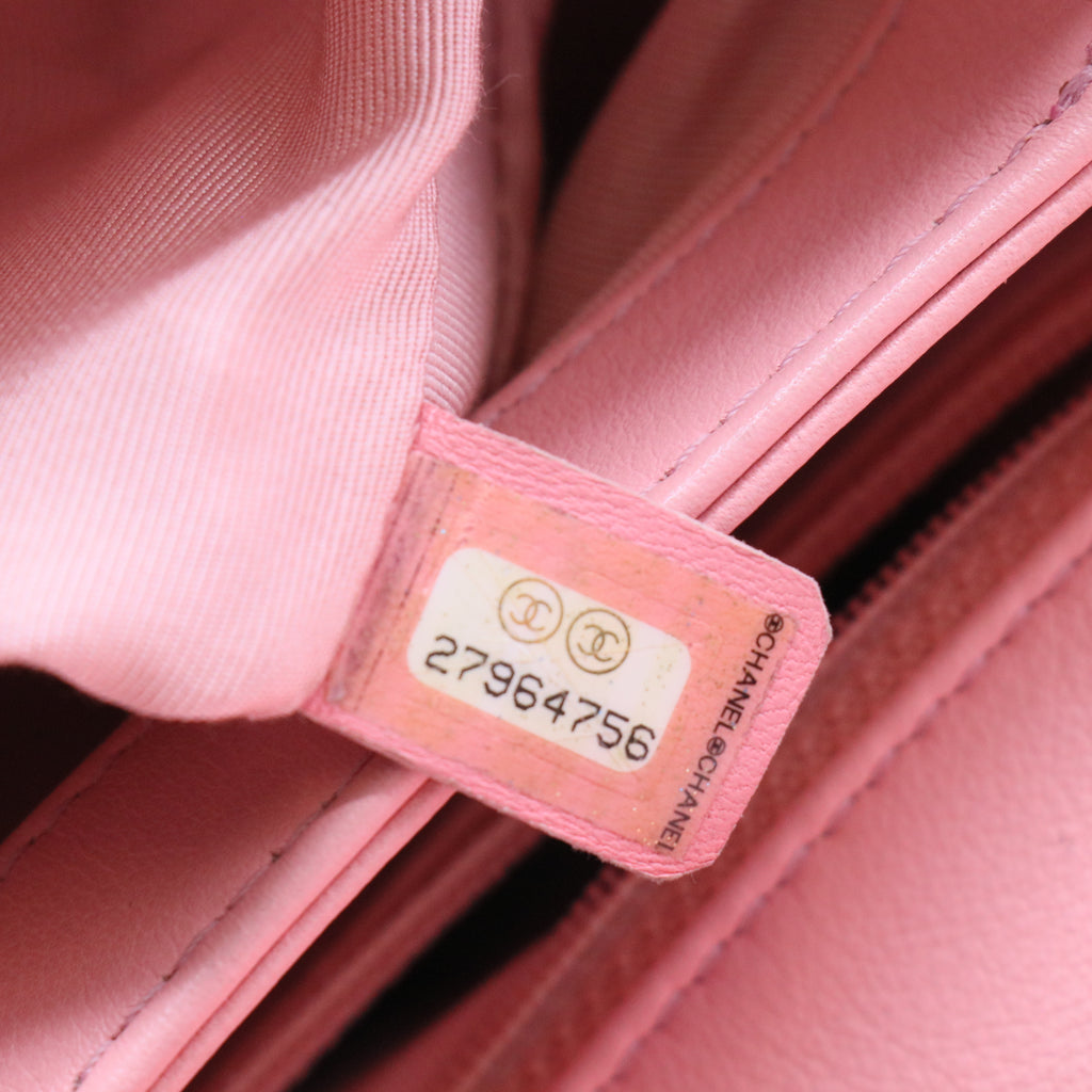 Chevron Chic Top Handle Bag Chevron Calfskin Smal