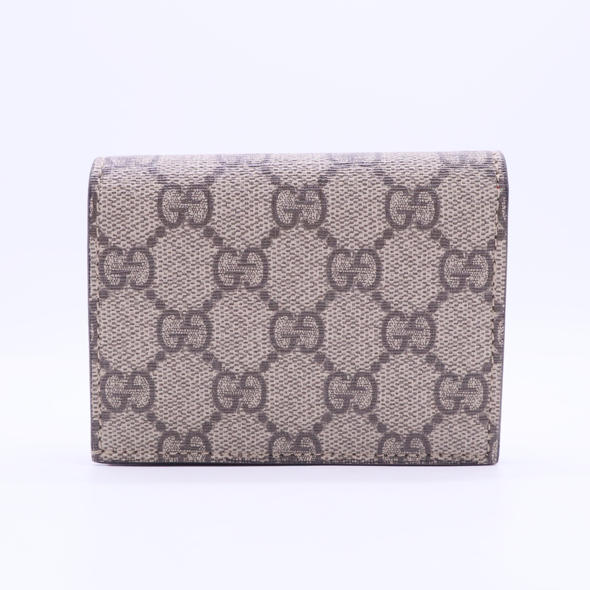 Gucci Cherry GG Supreme Card Holder