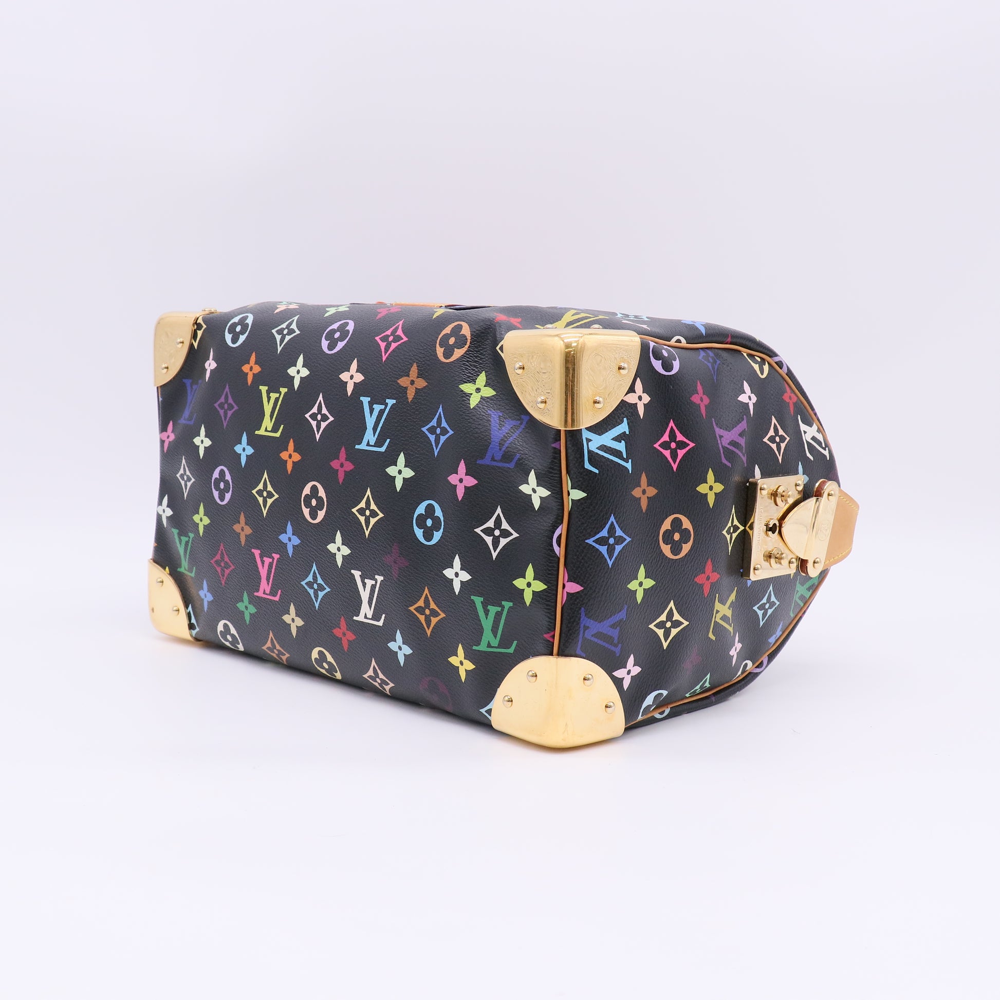 Louis Vuitton Monogram Multicolor Speedy 30 Black twins LDJ5479