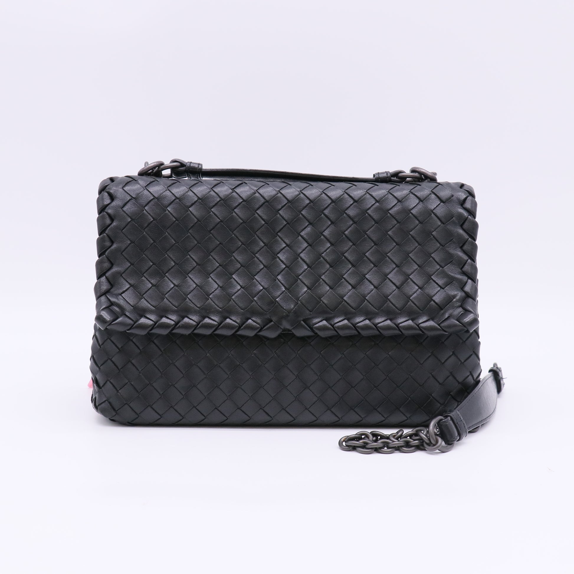Bottega Veneta Intrecciato Woven Nappa Leather Olimpia Bag twins LDJ5476