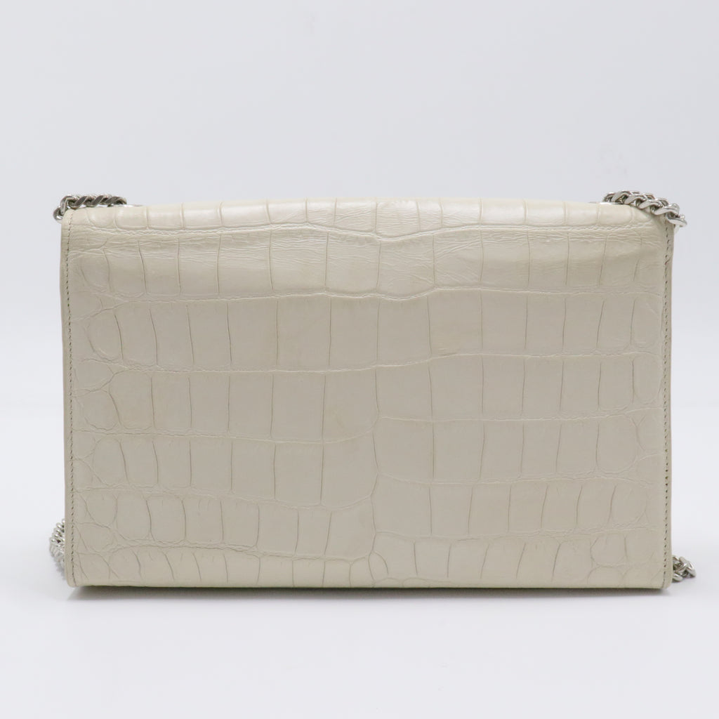 Small Embossed Monogram Kate Tassel Bag