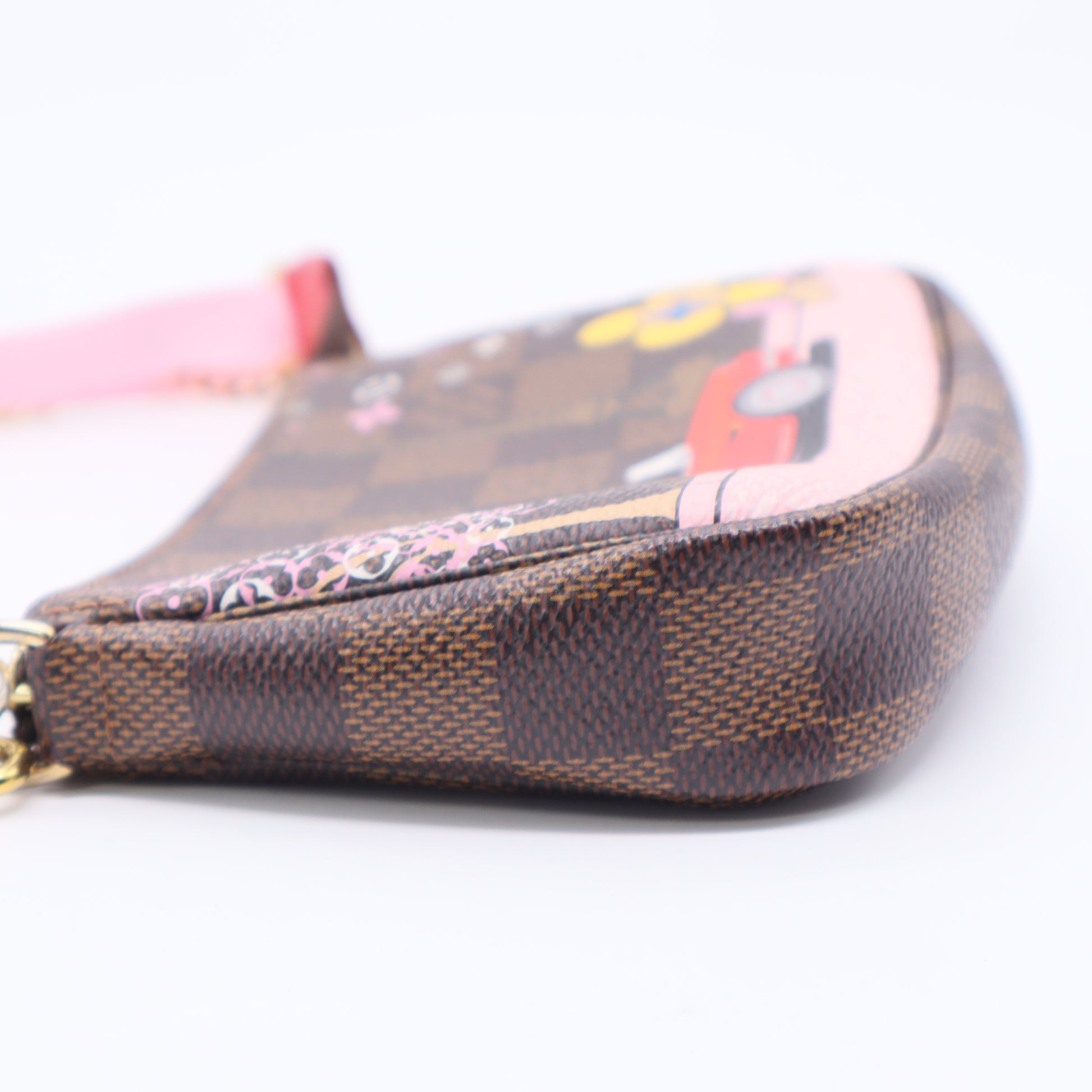 Louis Vuitton Limited Edition Monogram Canvas Christmas 2022 Vivienne Mini Accessories Pochette Bag LDJ3497