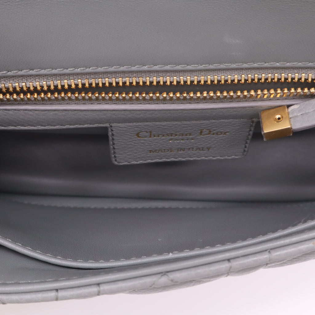 Caro Bag Cannage Quilt Calfskin Small Twins LDJ4923
