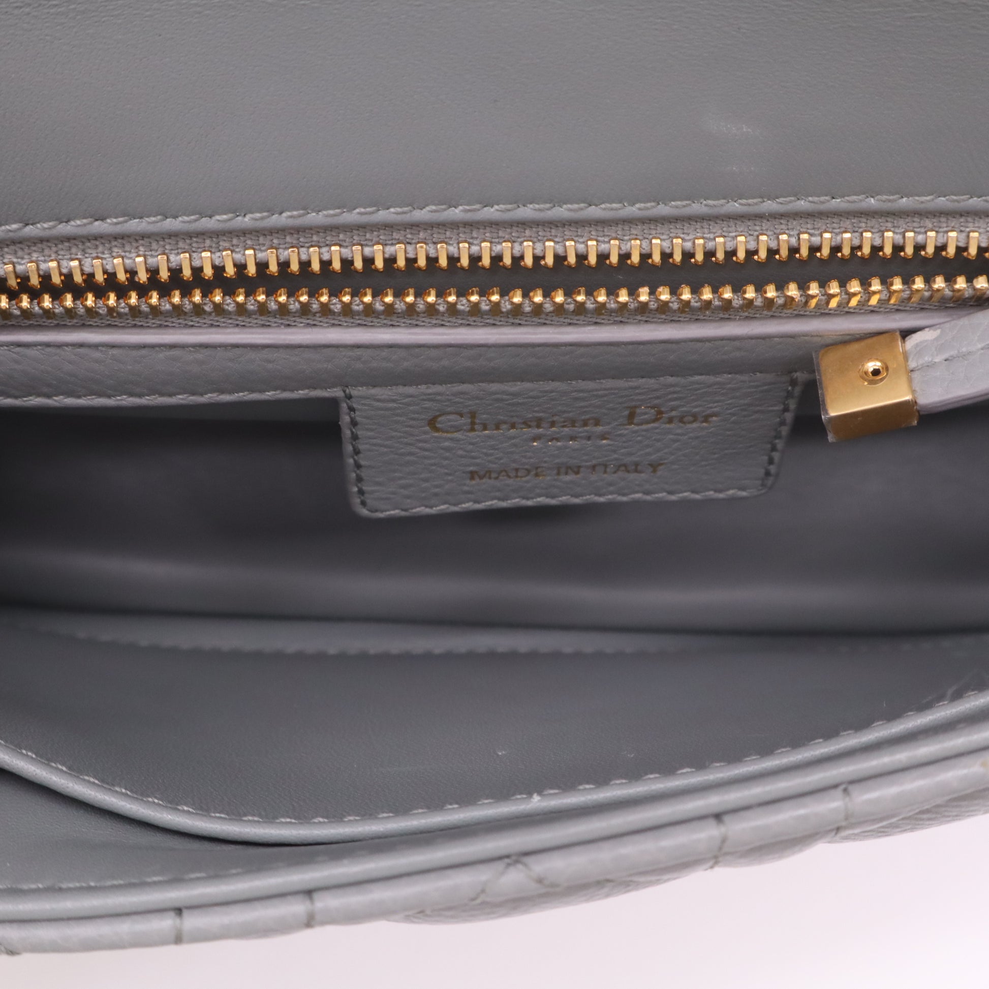 Caro Bag Cannage Quilt Calfskin Small Twins LDJ4923